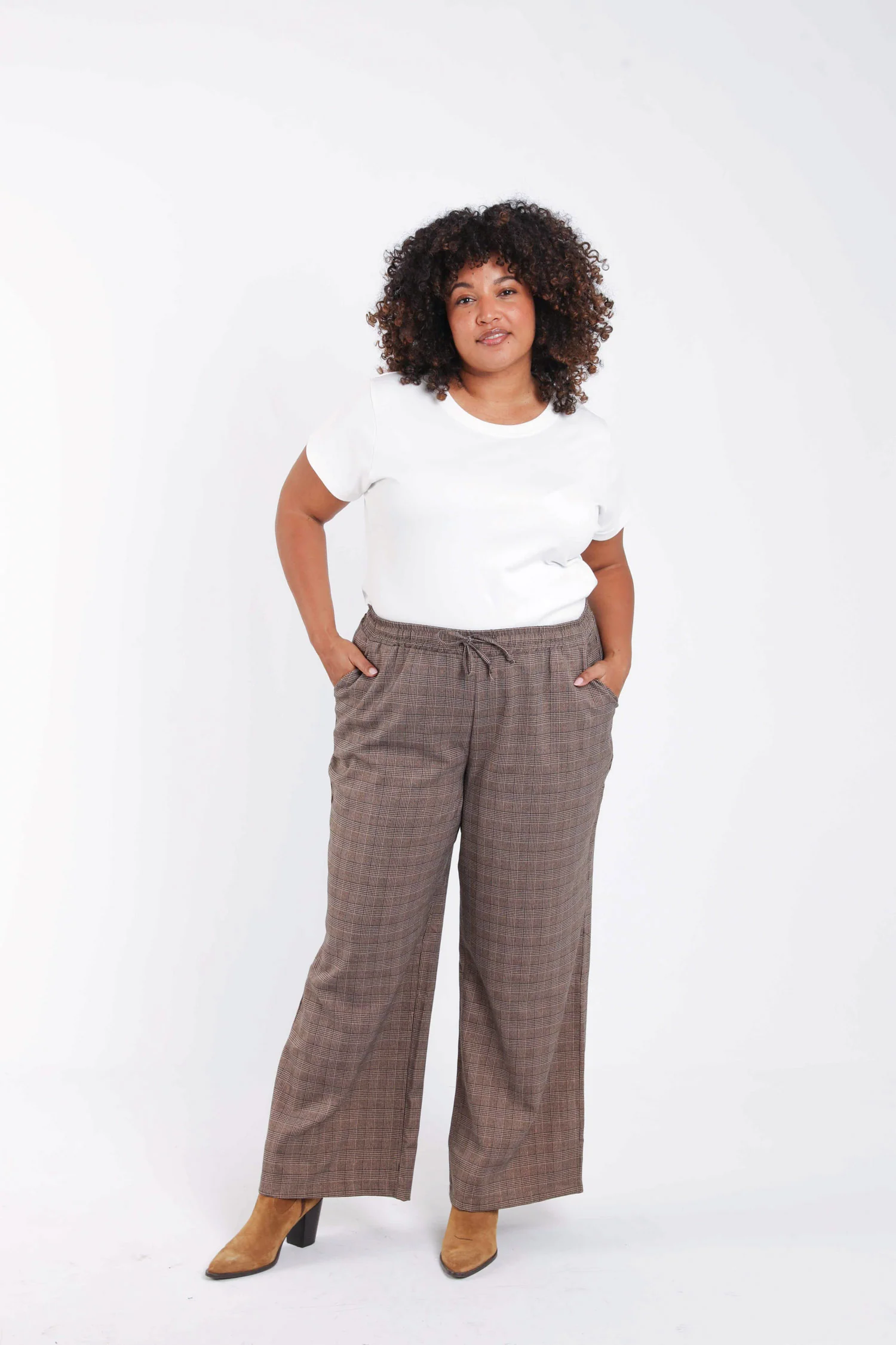 Geruite broek met lurex - Image 8