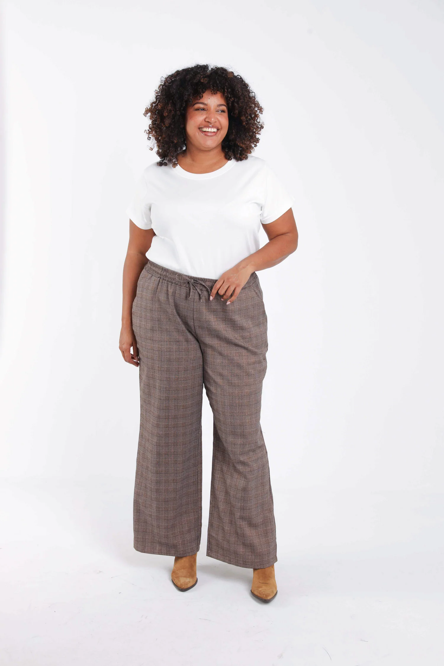 Geruite broek met lurex - Image 9