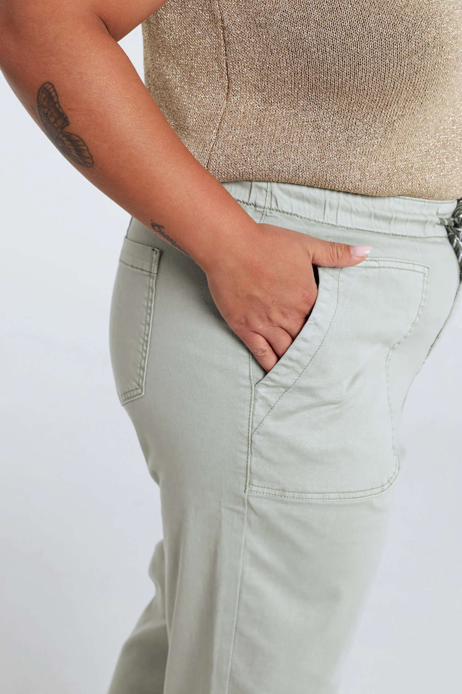 Lichte katoenen chino broek - Image 16