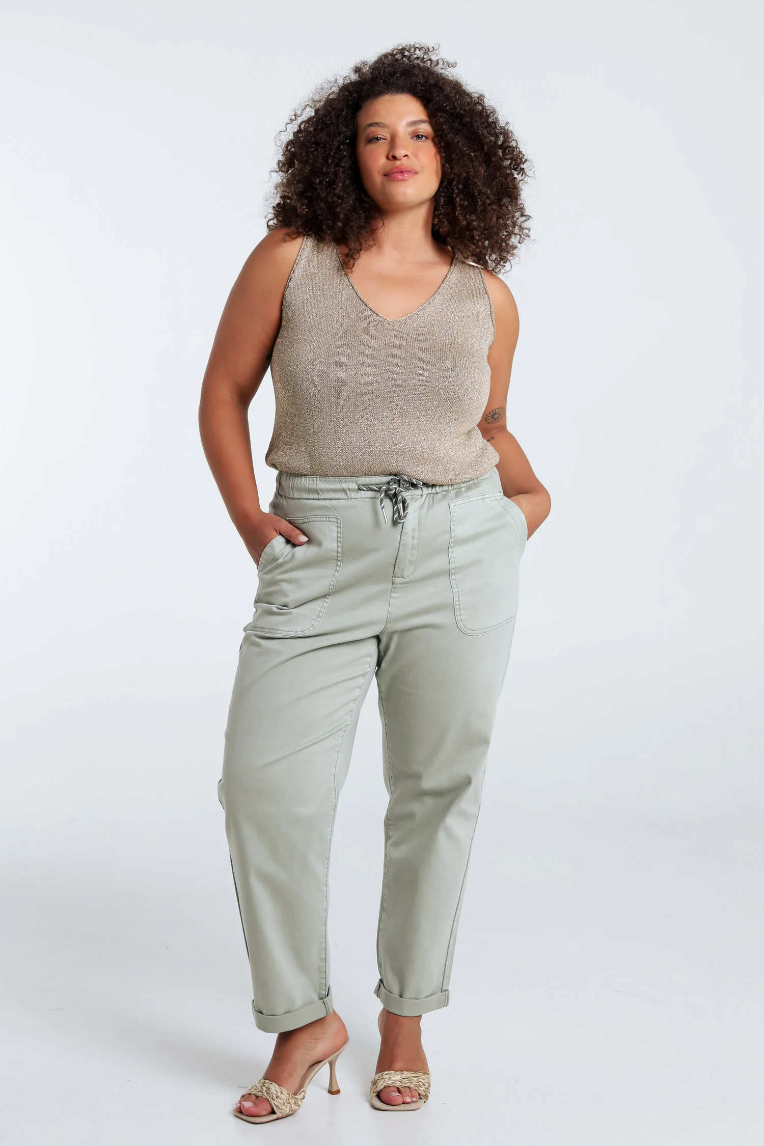 Lichte katoenen chino broek - Image 19