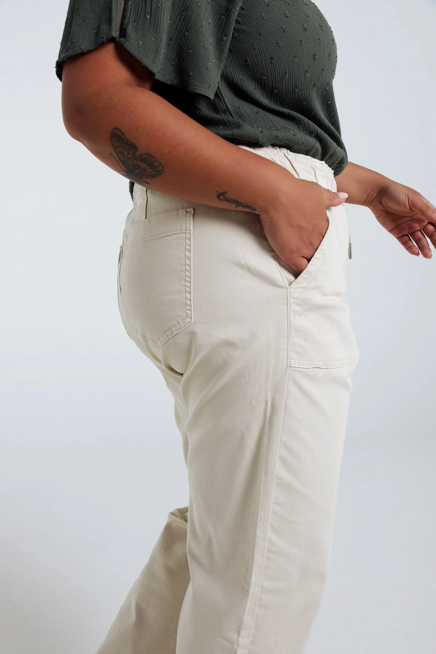 Lichte katoenen chino broek - Image 27