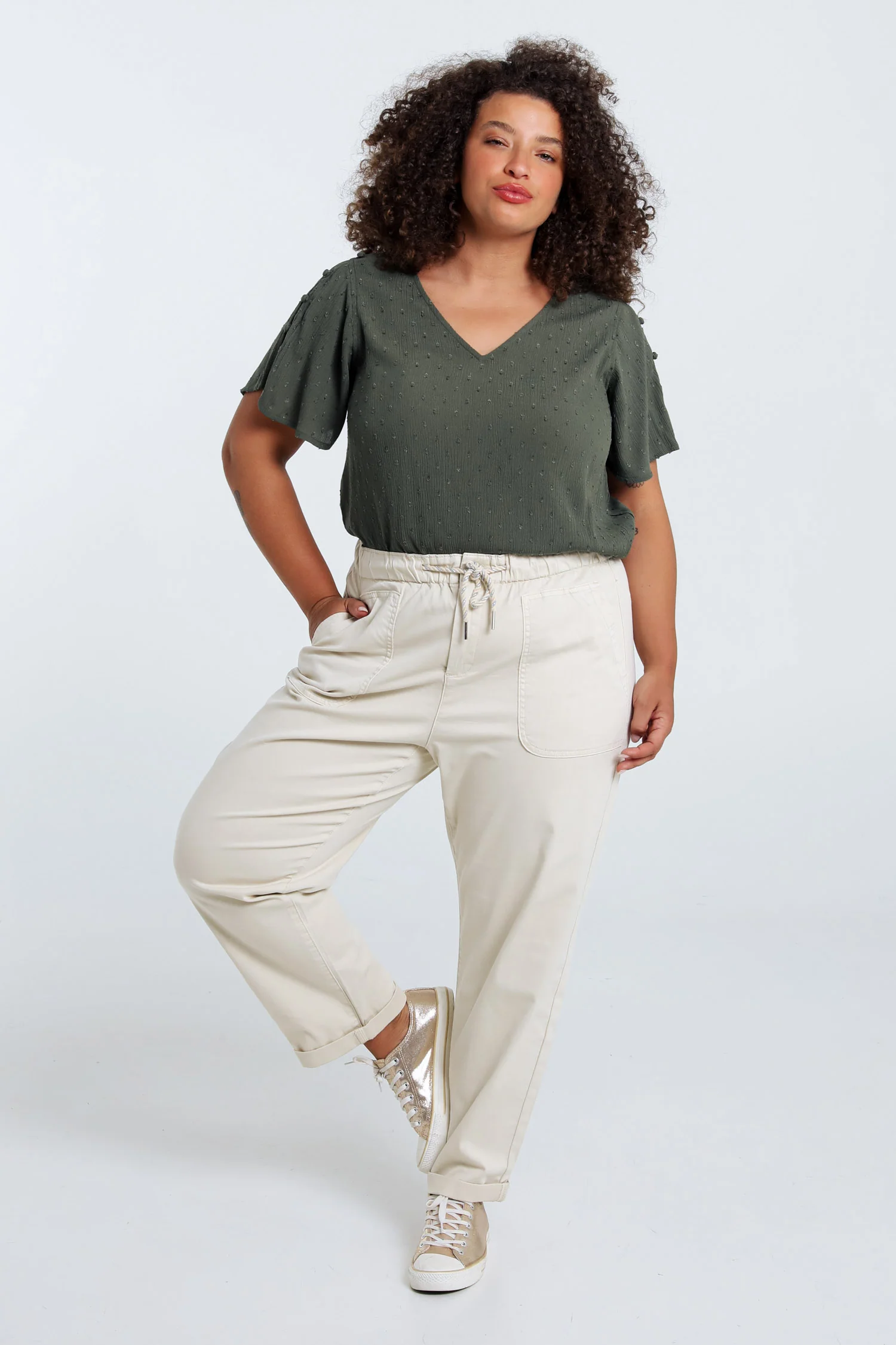 Lichte katoenen chino broek - Image 30