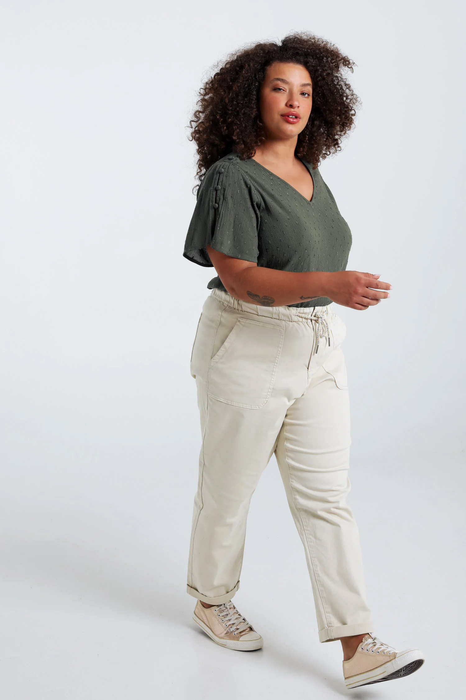 Lichte katoenen chino broek - Image 31