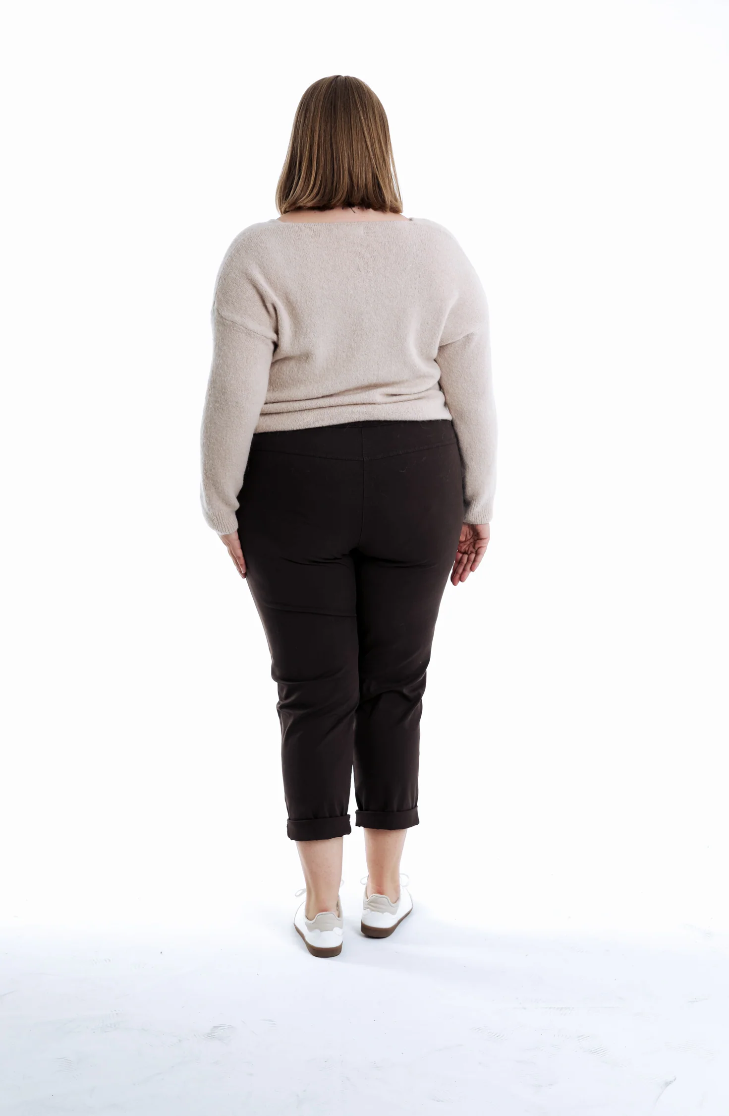 Effen lichte katoenen chino broek - Image 2