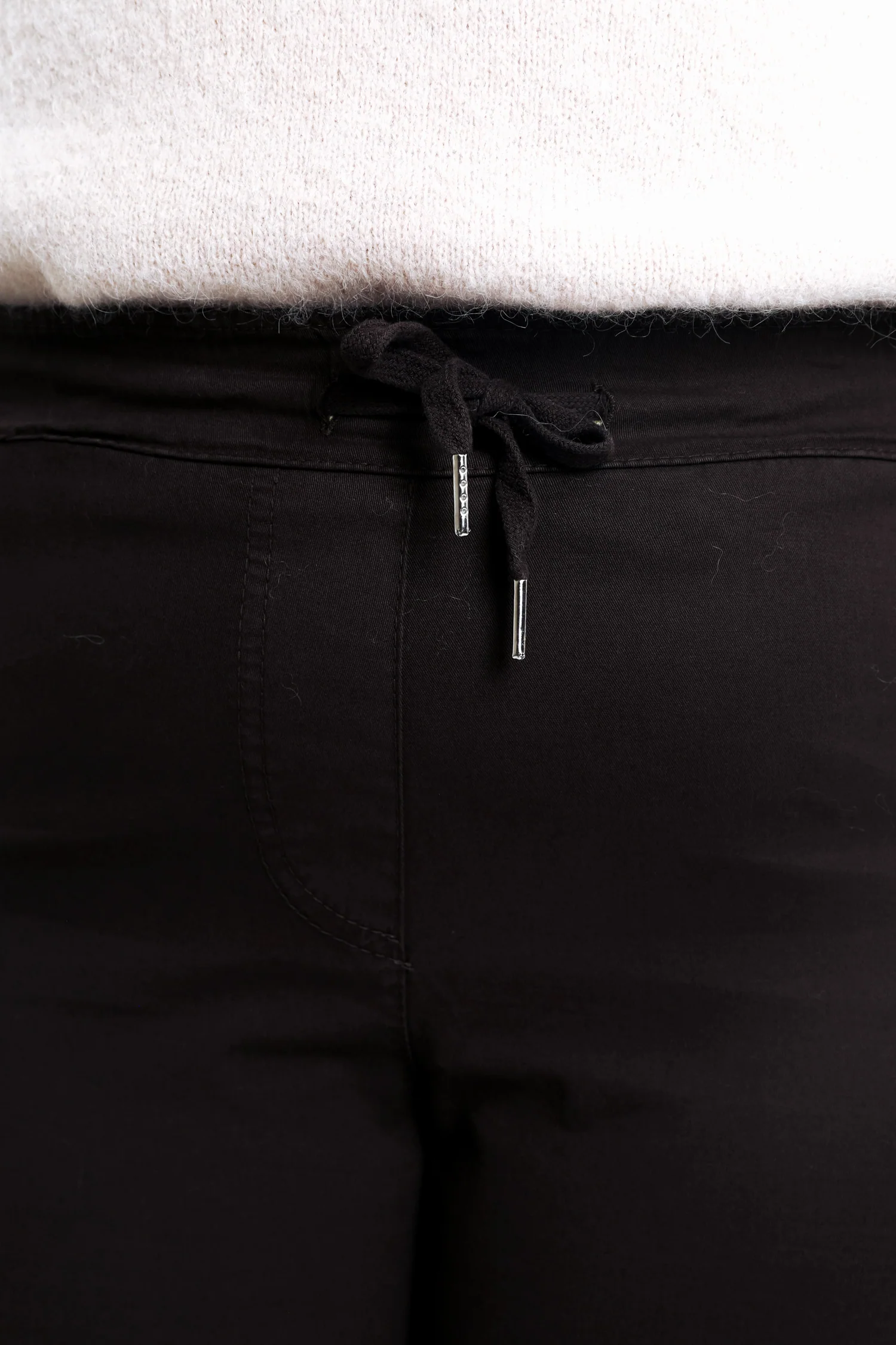 Effen lichte katoenen chino broek - Image 3