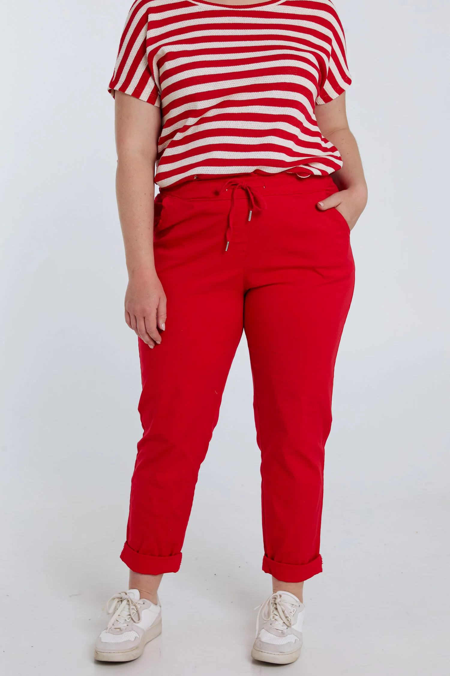 Effen 7/8-Chino-broek - Image 12