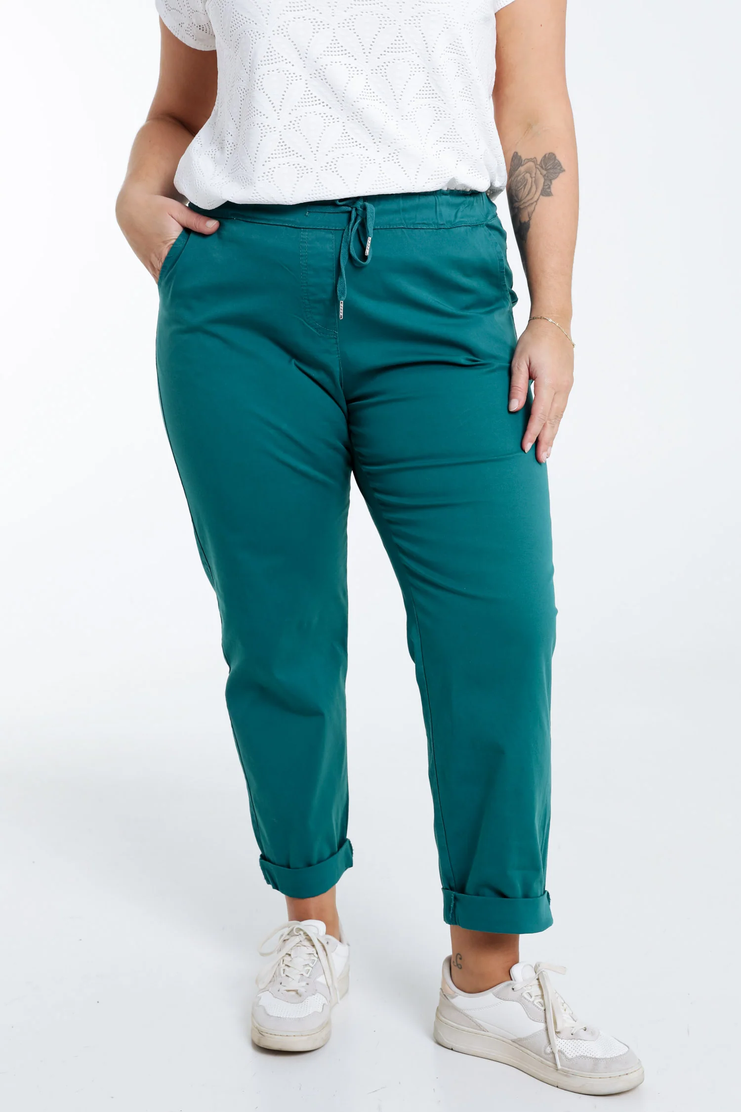 Effen 7/8-Chino-broek - Image 23