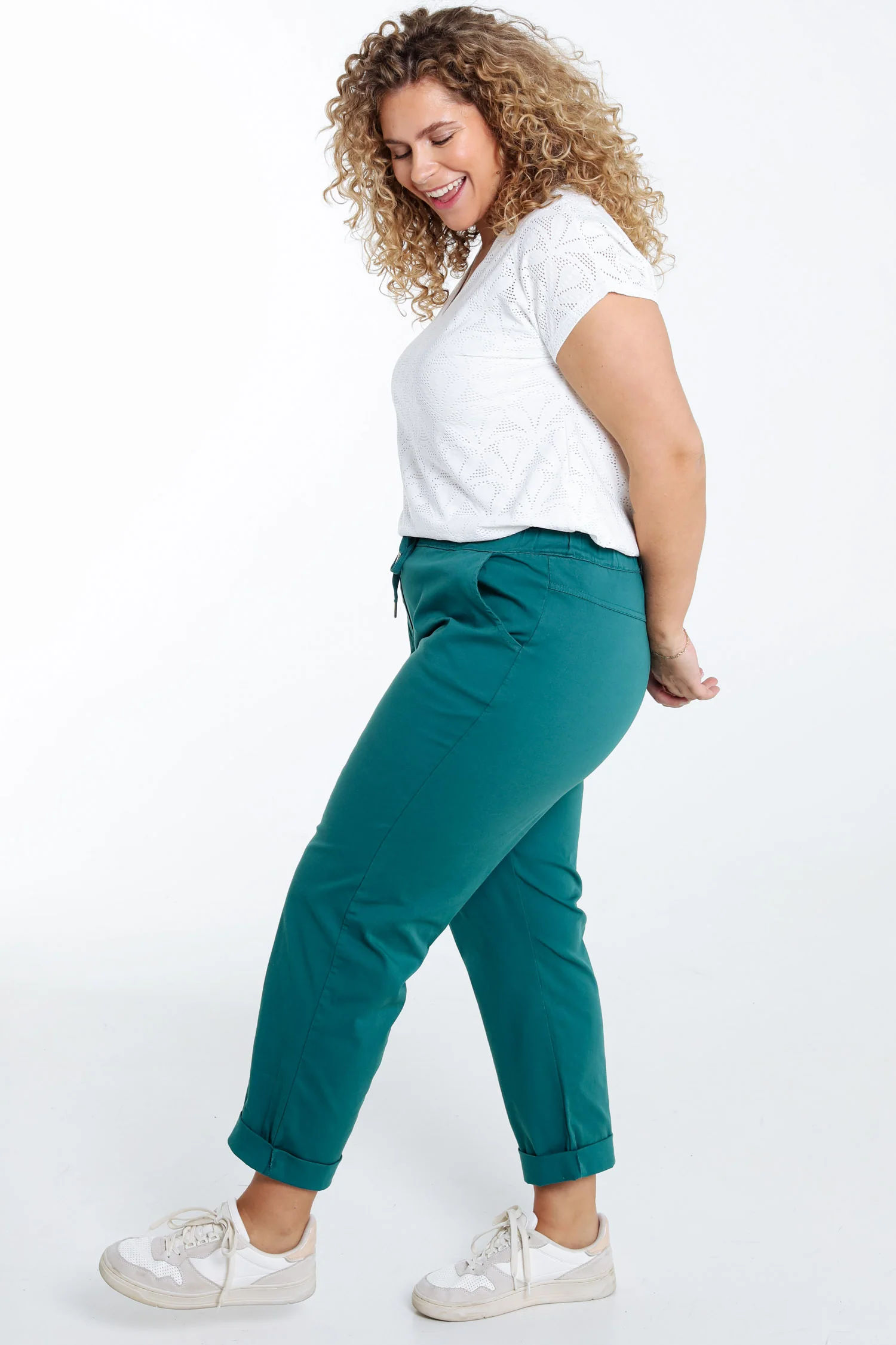 Effen 7/8-Chino-broek - Image 30