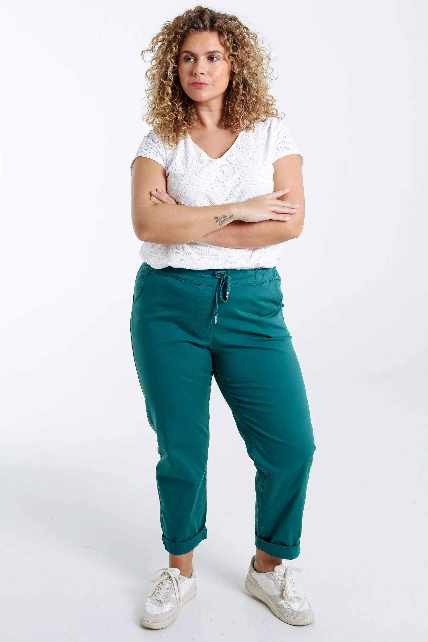 Effen 7/8-Chino-broek - Image 31