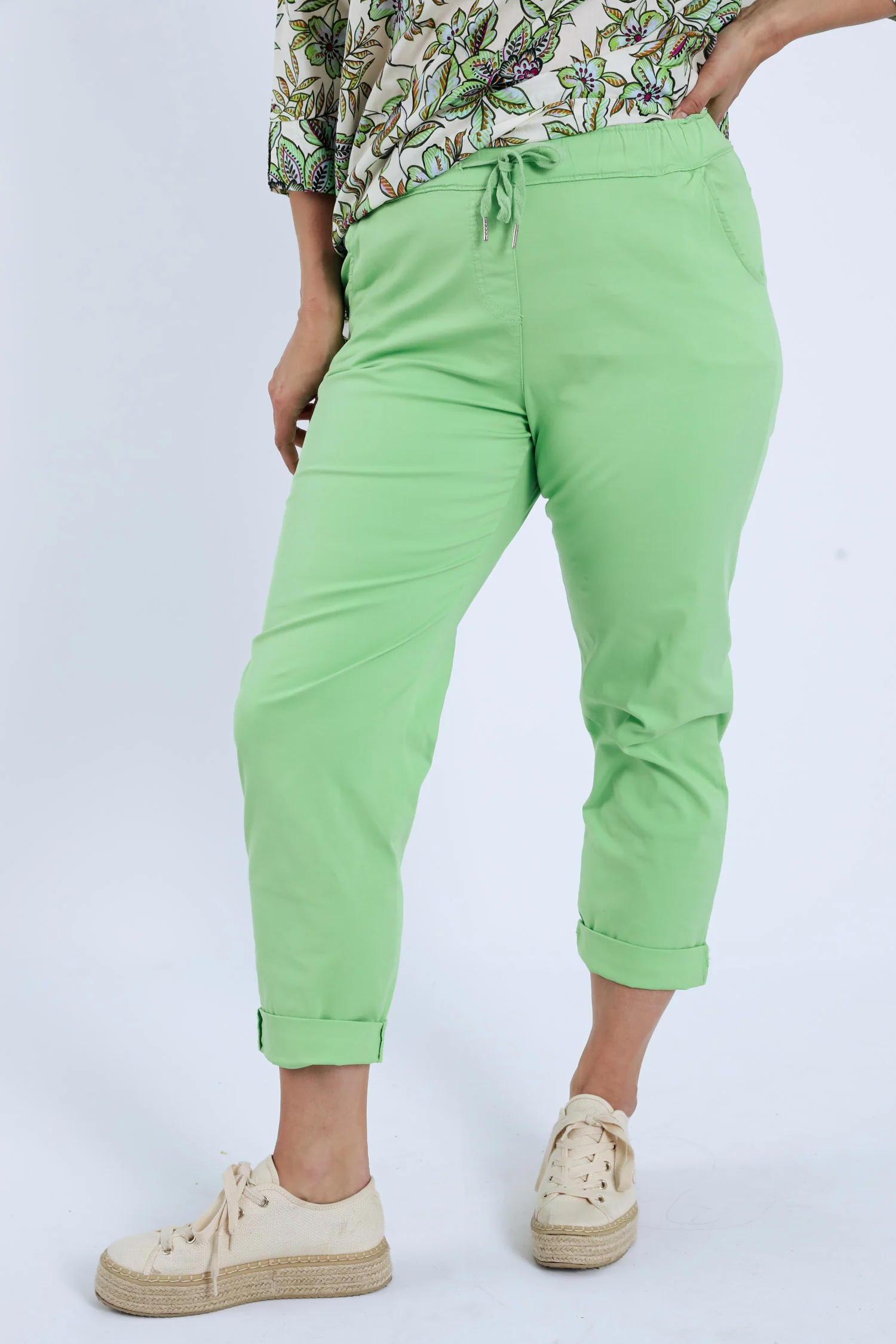 Effen 7/8-Chino-broek - Image 34