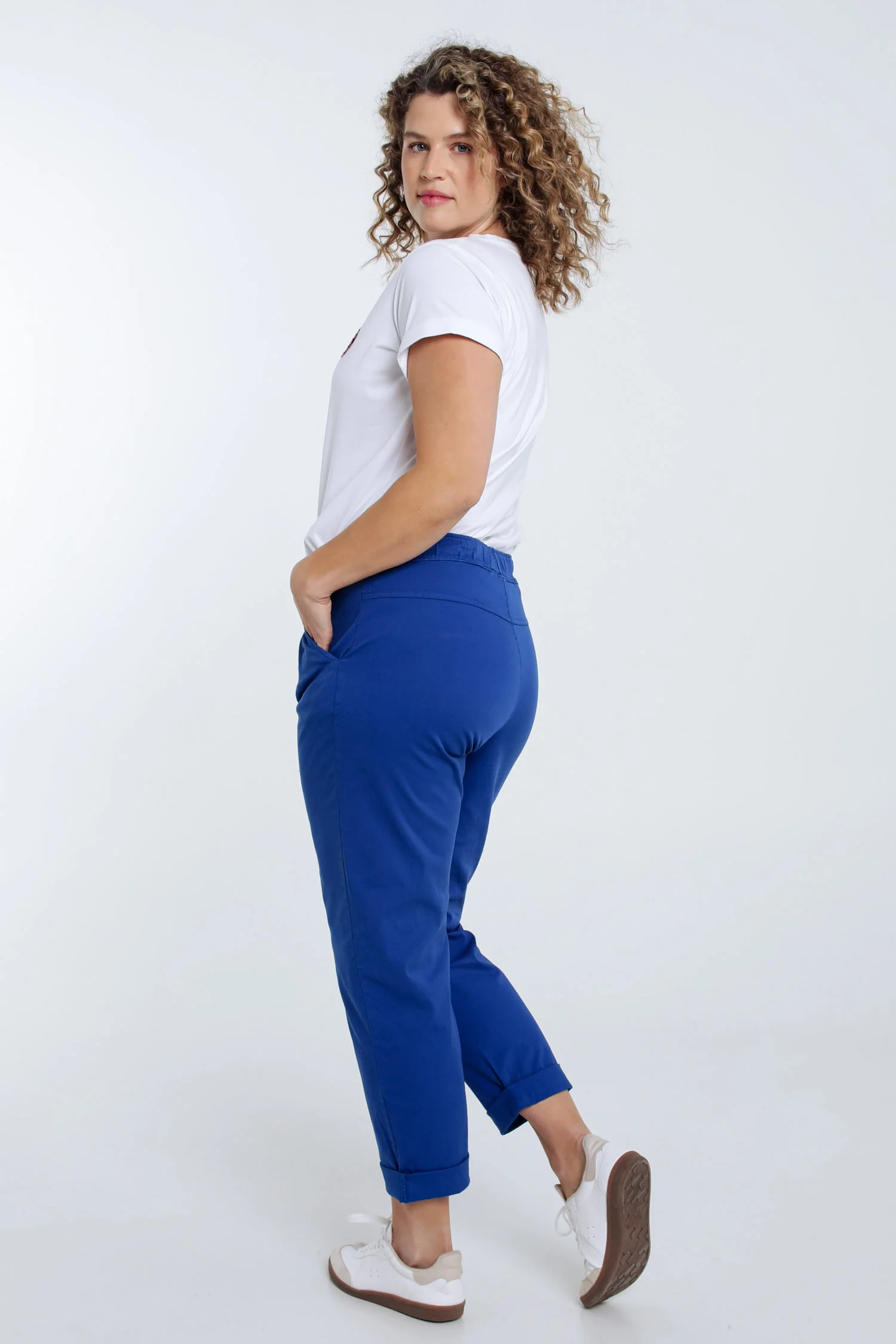 Effen 7/8-Chino-broek - Image 46