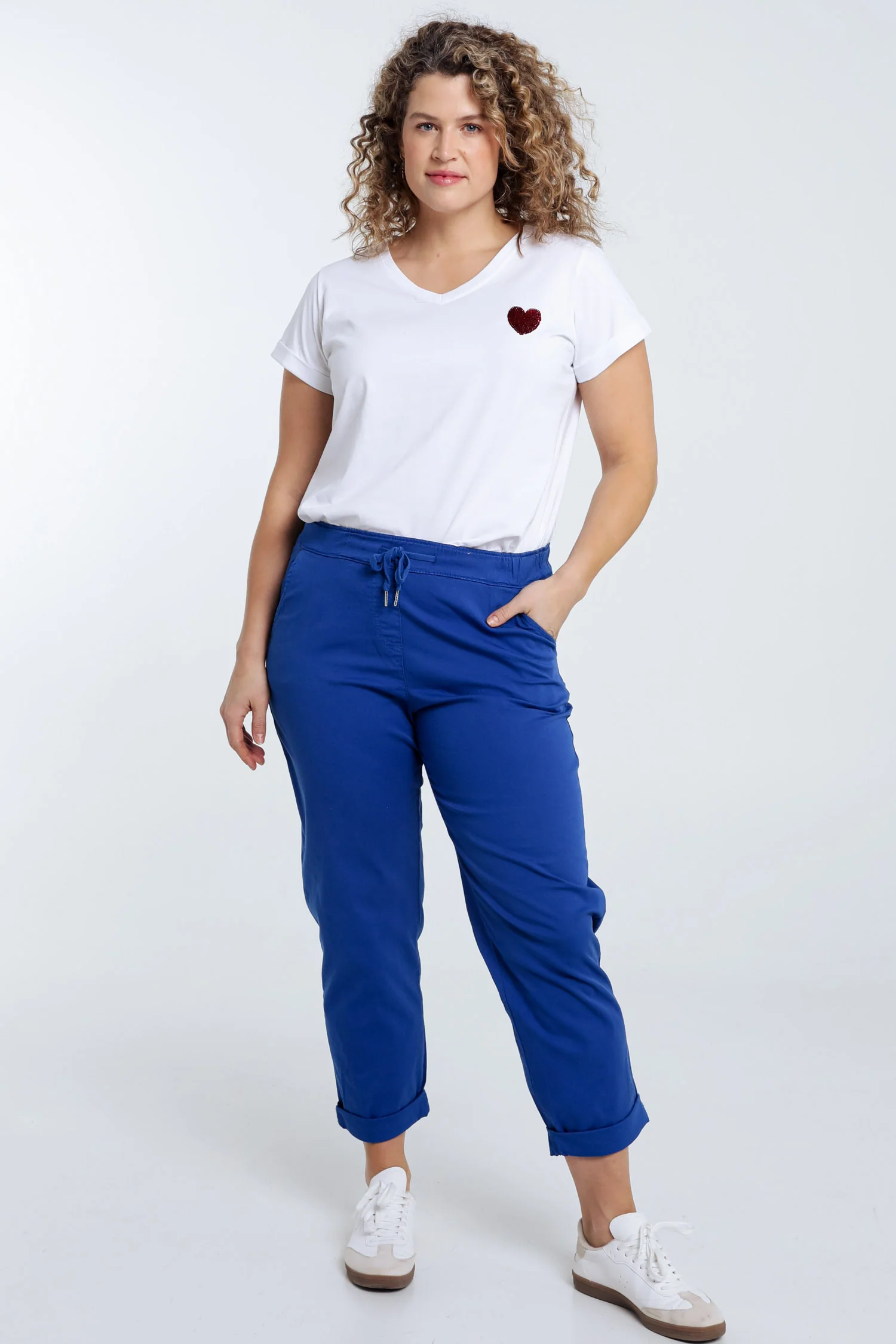 Effen 7/8-Chino-broek - Image 51