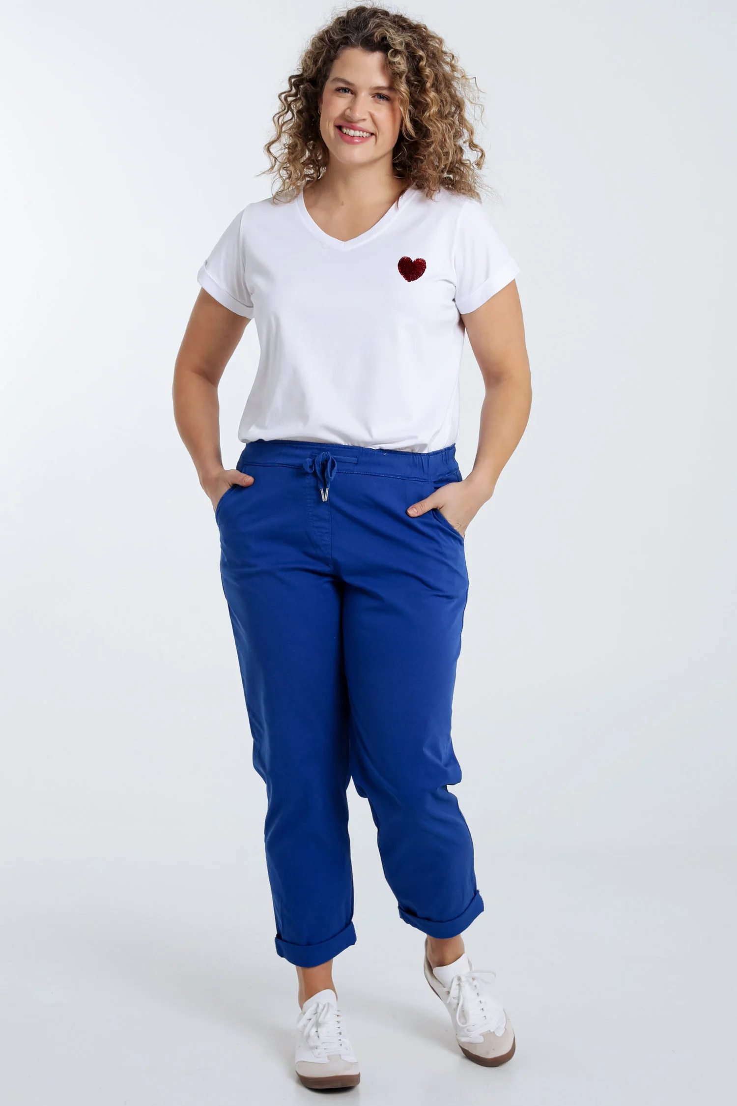 Effen 7/8-Chino-broek - Image 52