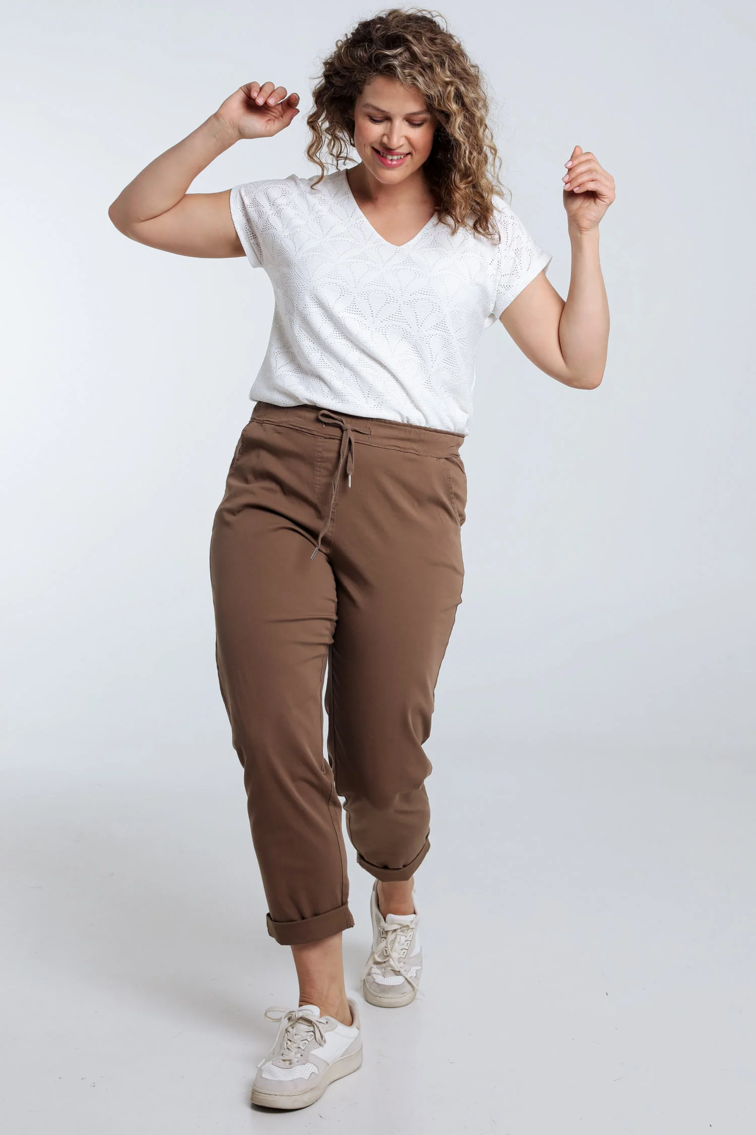 Effen 7/8-Chino-broek - Image 62