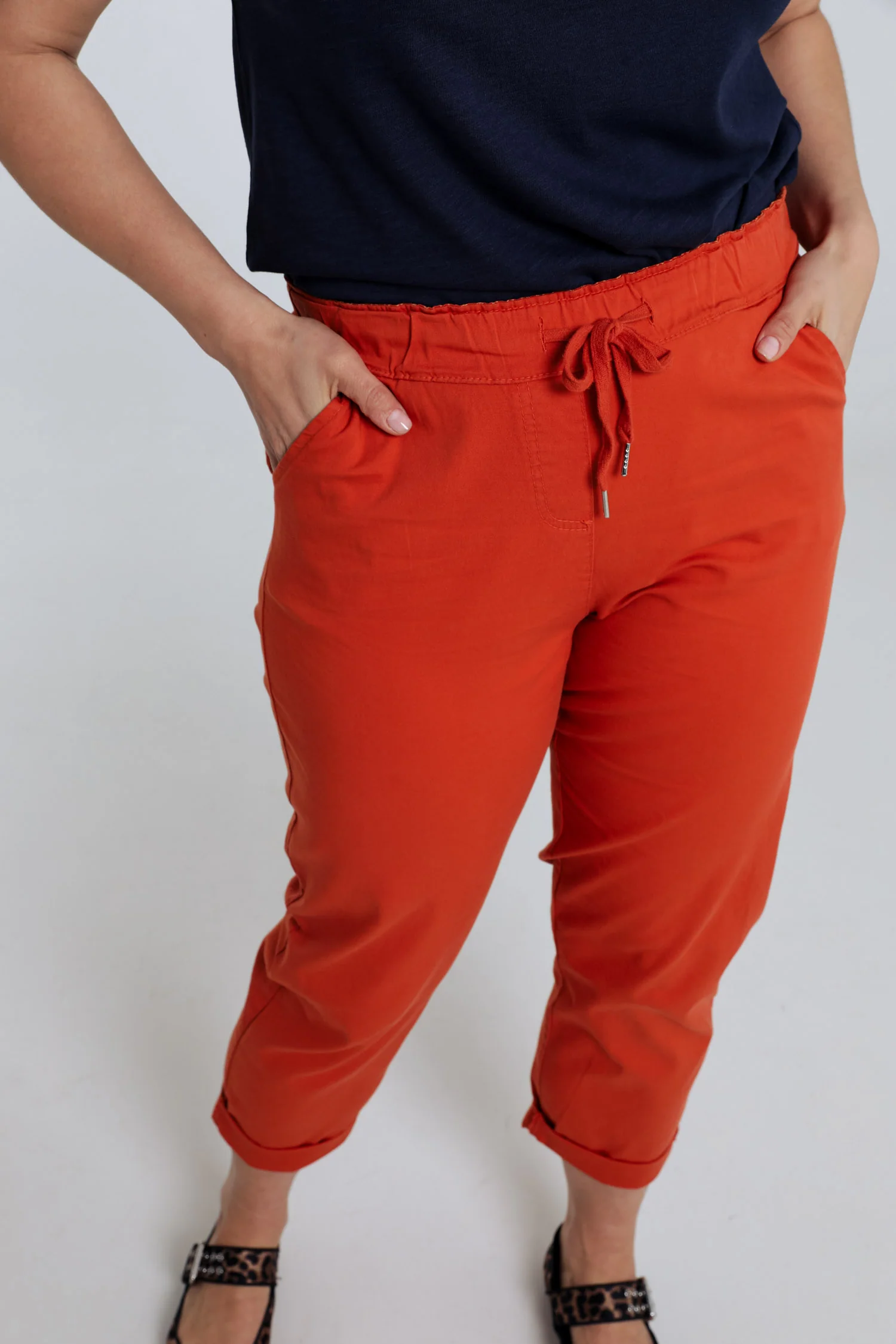 Effen 7/8-Chino-broek - Image 72