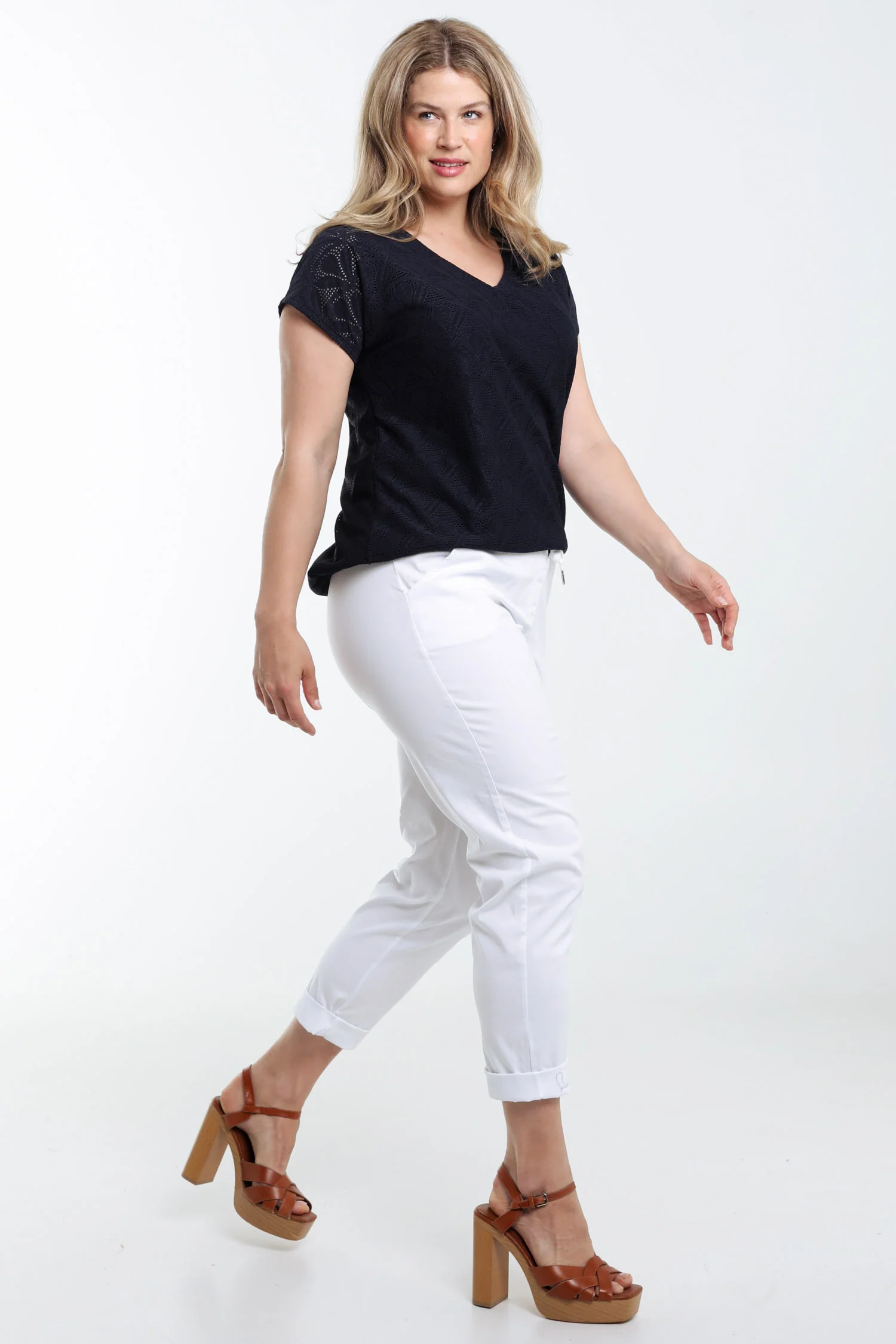 Effen 7/8-Chino-broek - Image 8