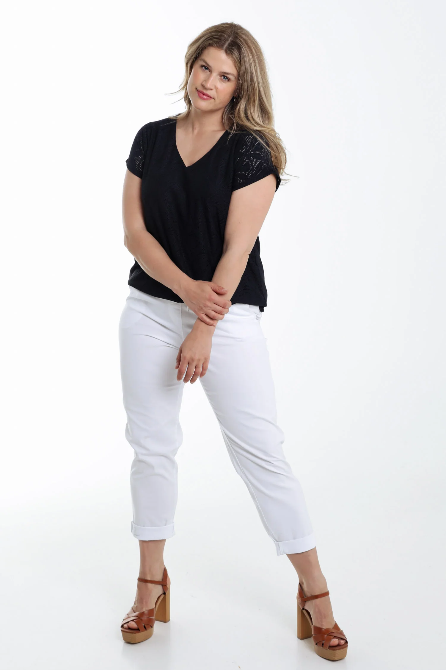 Effen 7/8-Chino-broek - Image 9