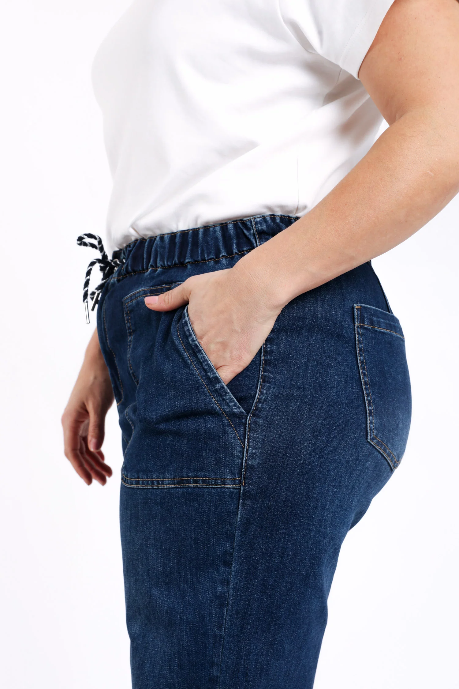Chino broek in spijkerstof - Image 3