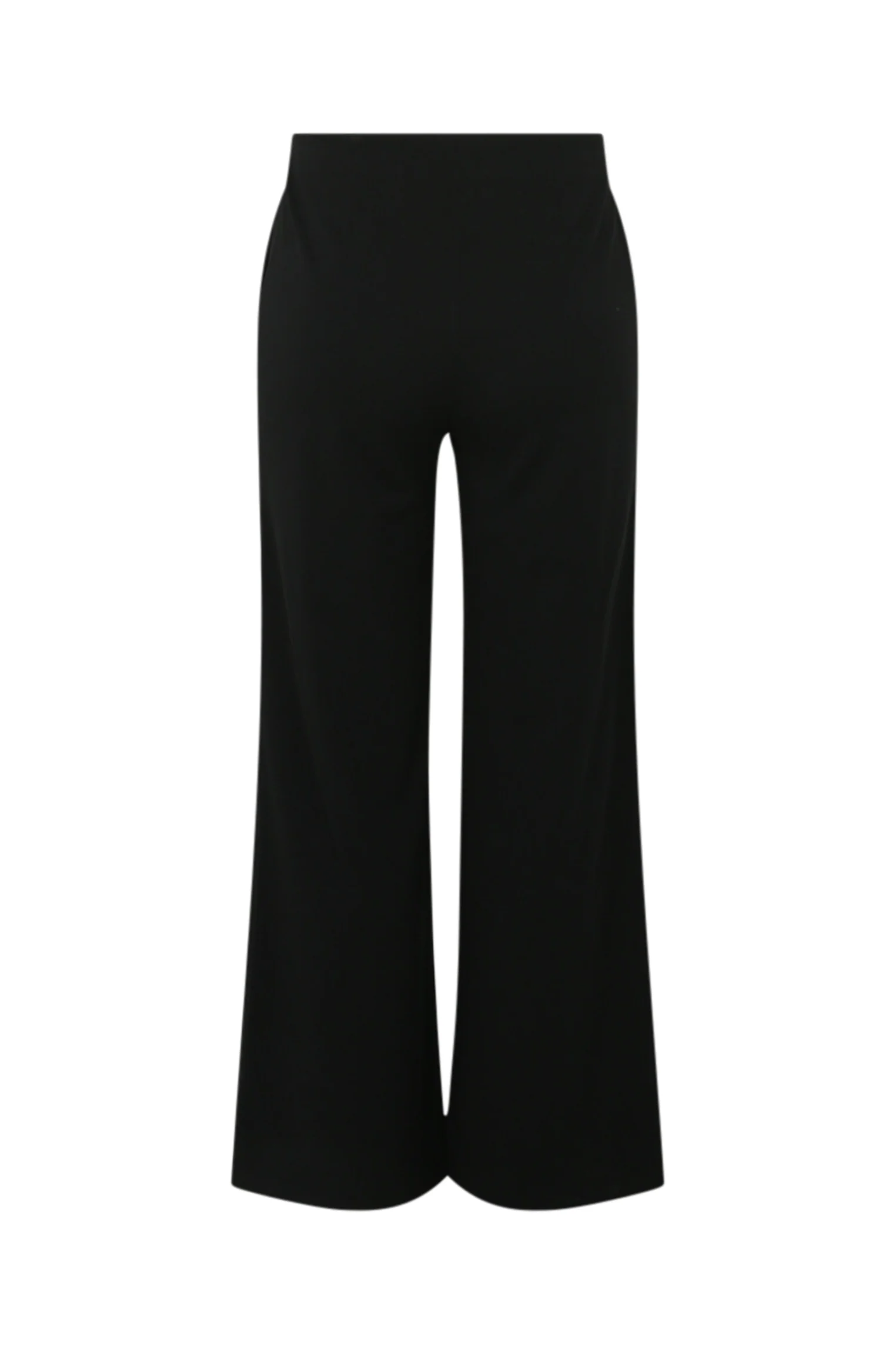 Effen rechte broek met halve riem met gouden gesp - Image 11