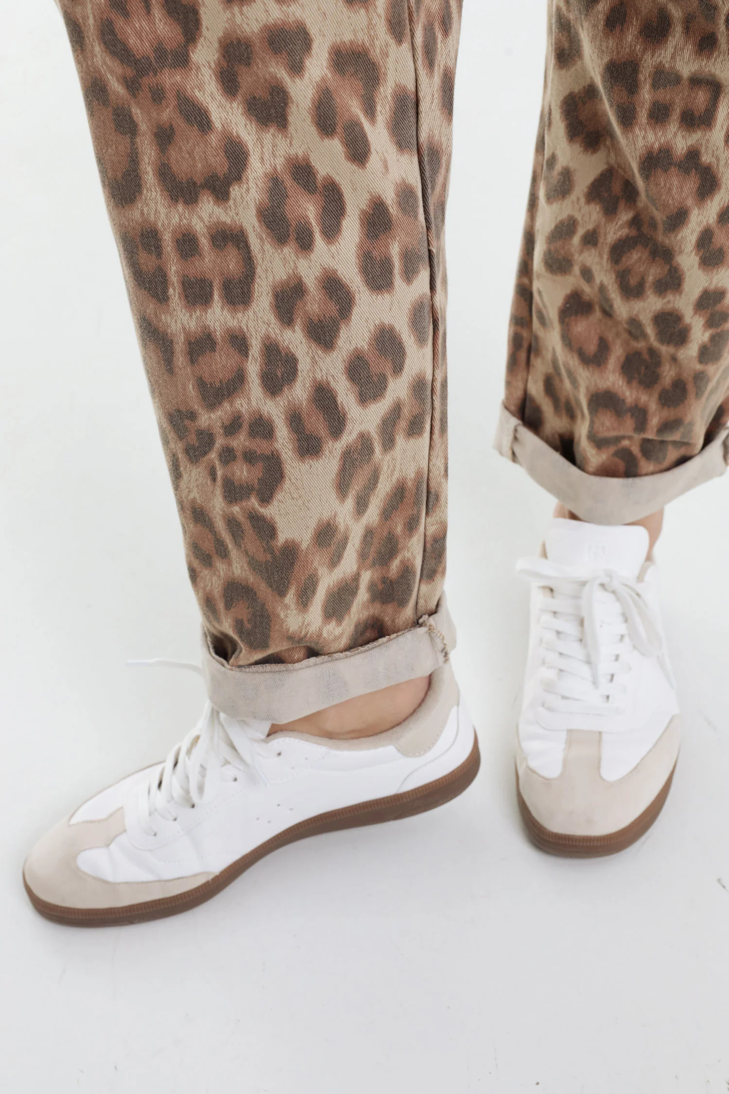 Katoenen broek met dierenprint - Image 5