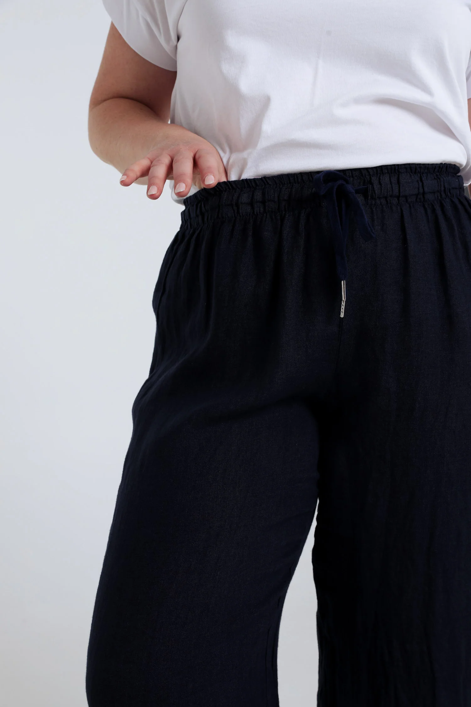 Effen linnen broek - Image 6