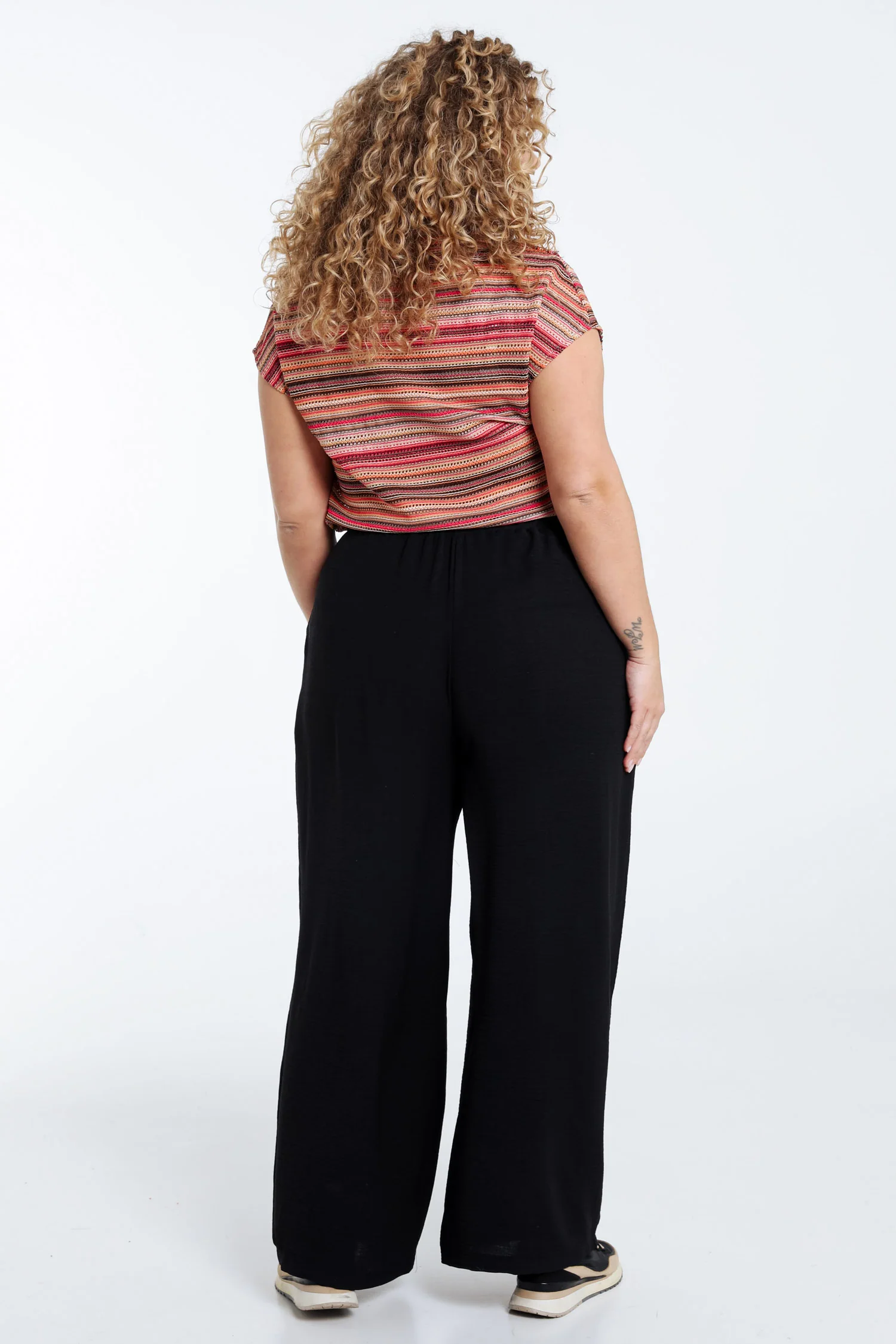 Soepele effen broek - Image 13