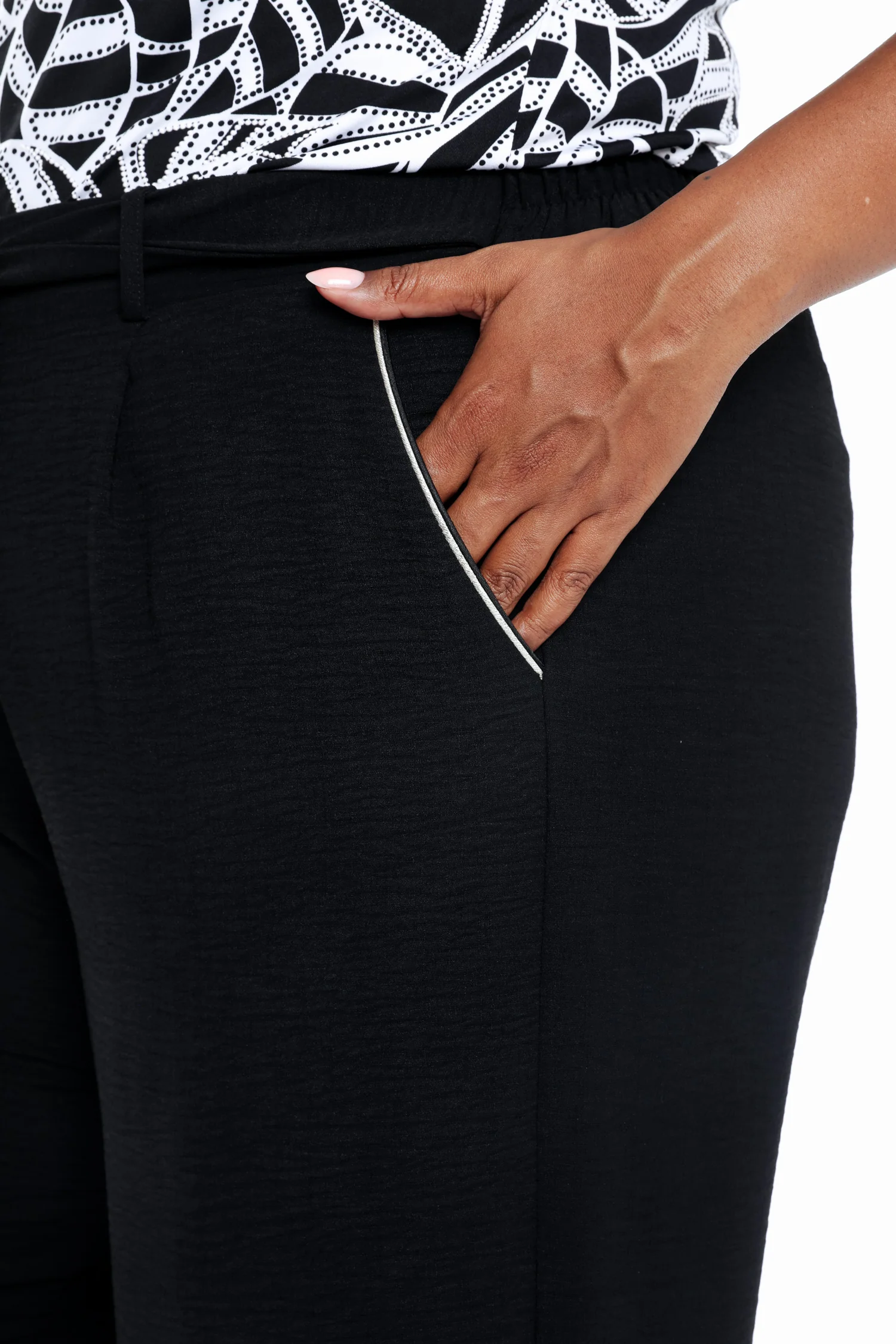 Effen broek met wijde pijpen - Image 4