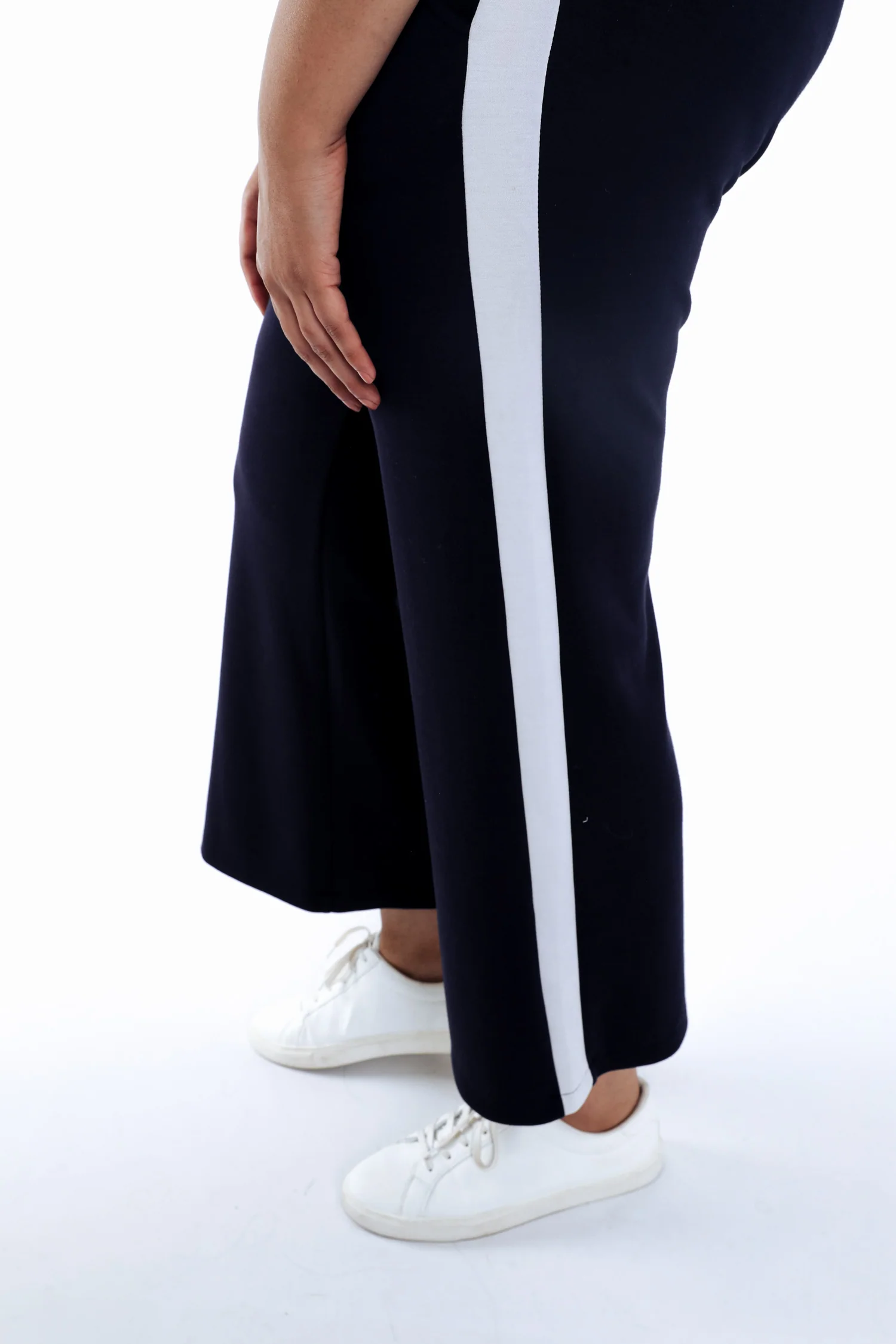 Effen joggingbroek met sportband aan de zijkant - Image 3