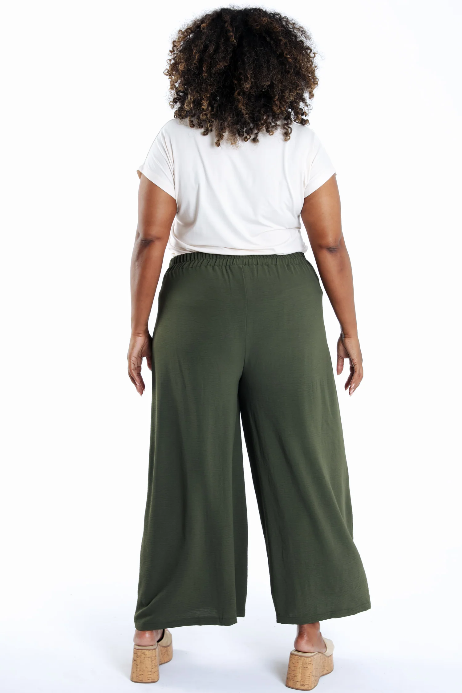 Effen wijde 7/8 broek - Image 10