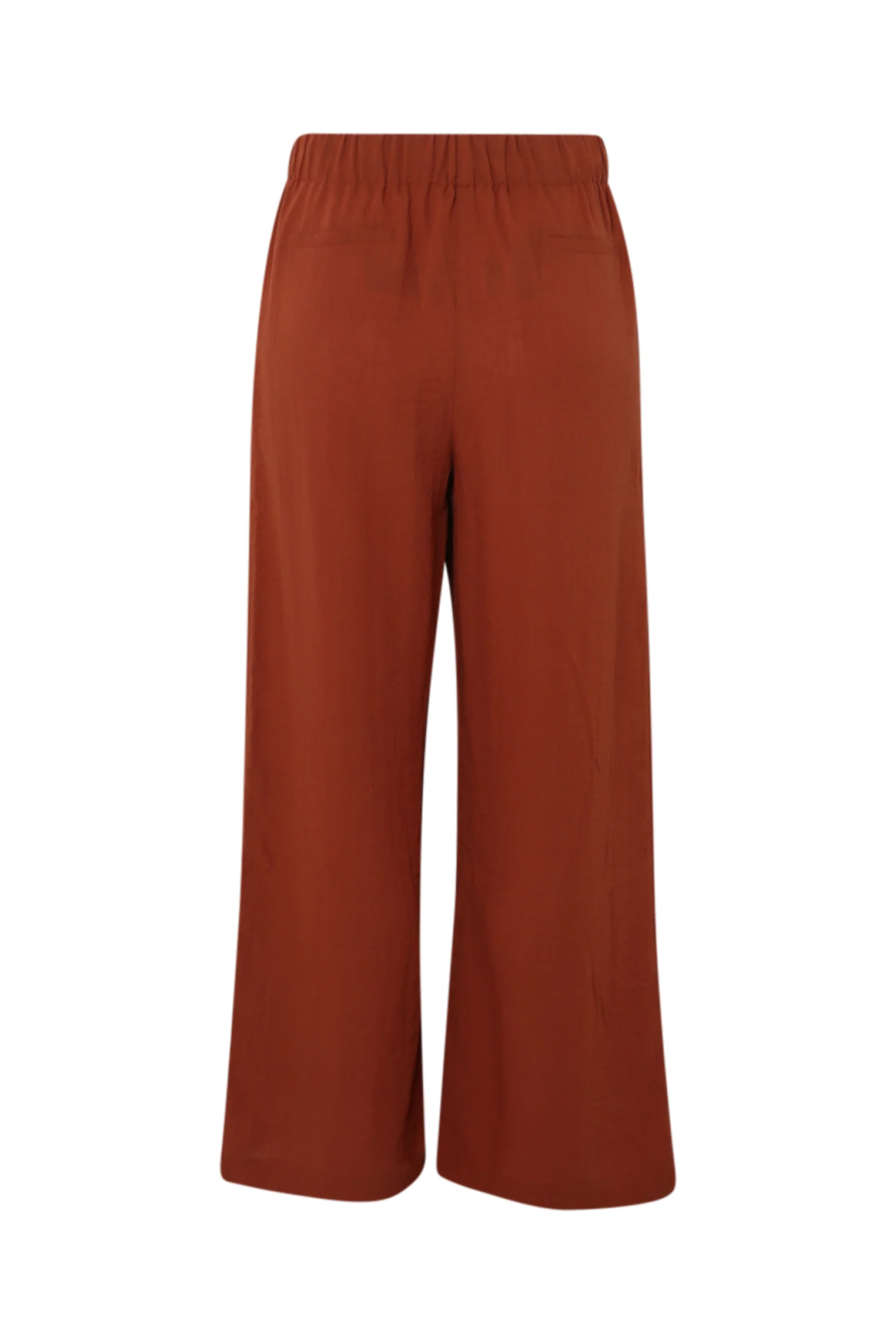 Effen viscose wijde broek - Image 14