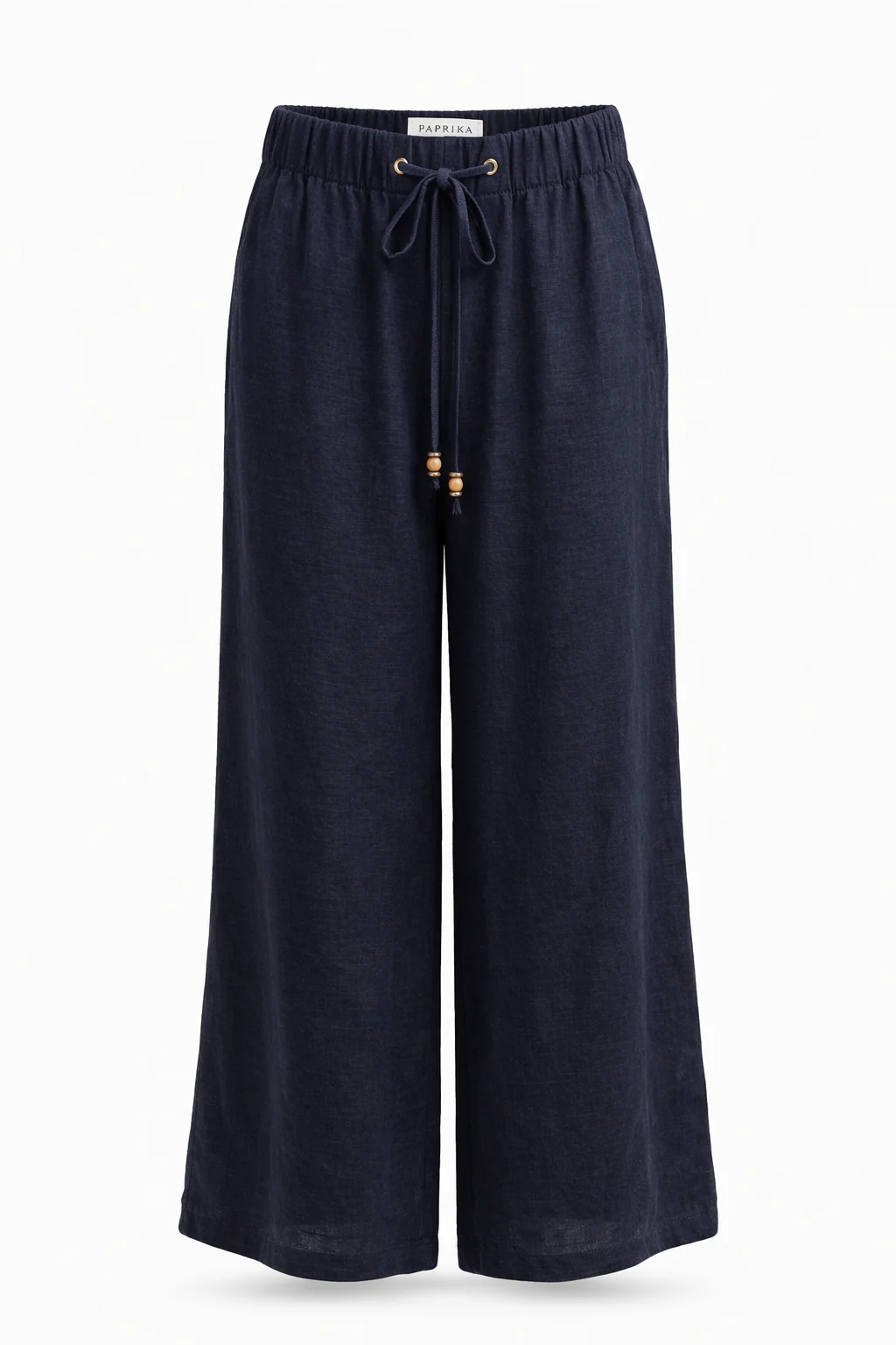 Wijde broek van effen viscose - Image 8