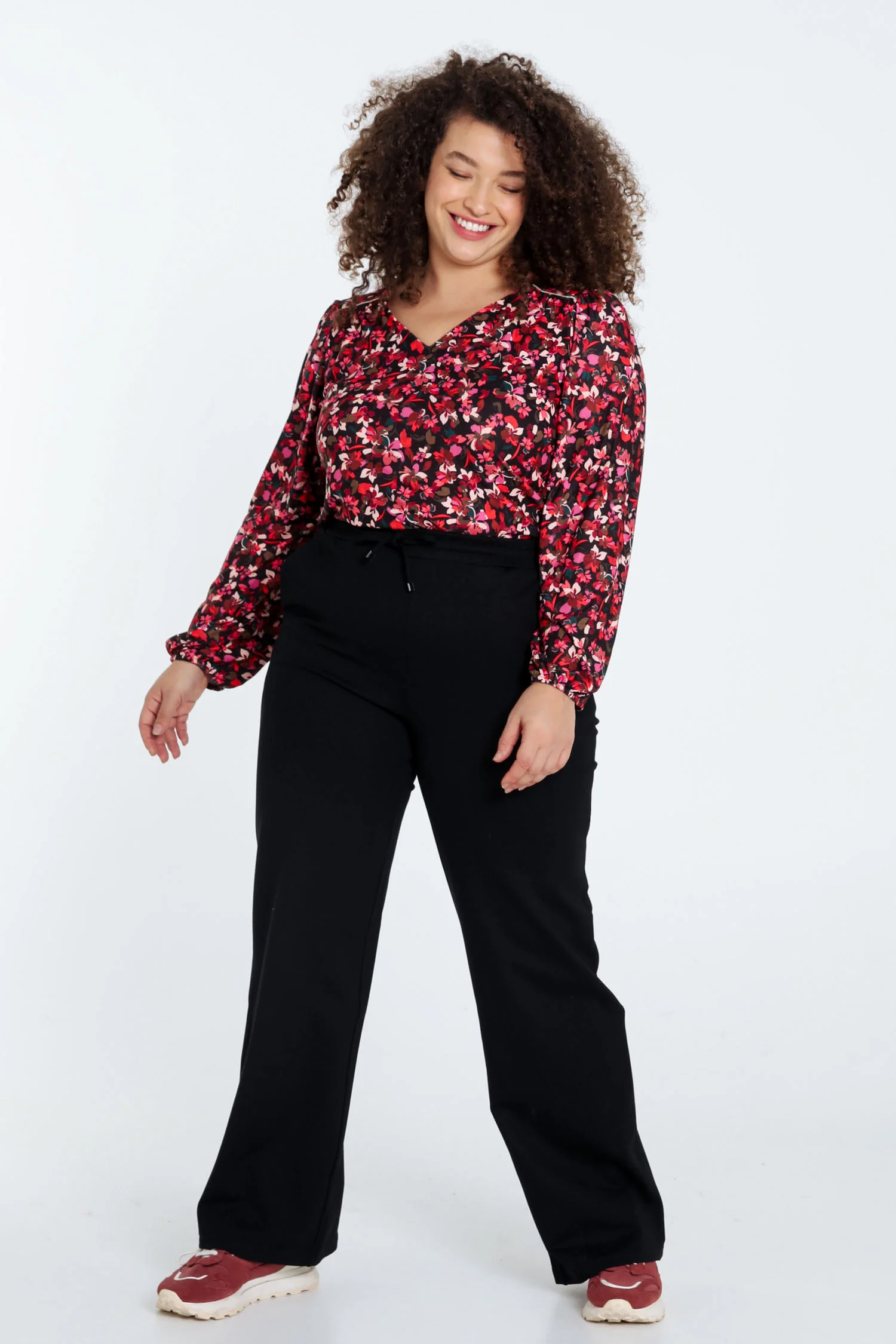 Effen milanobroek in viscose - Image 7