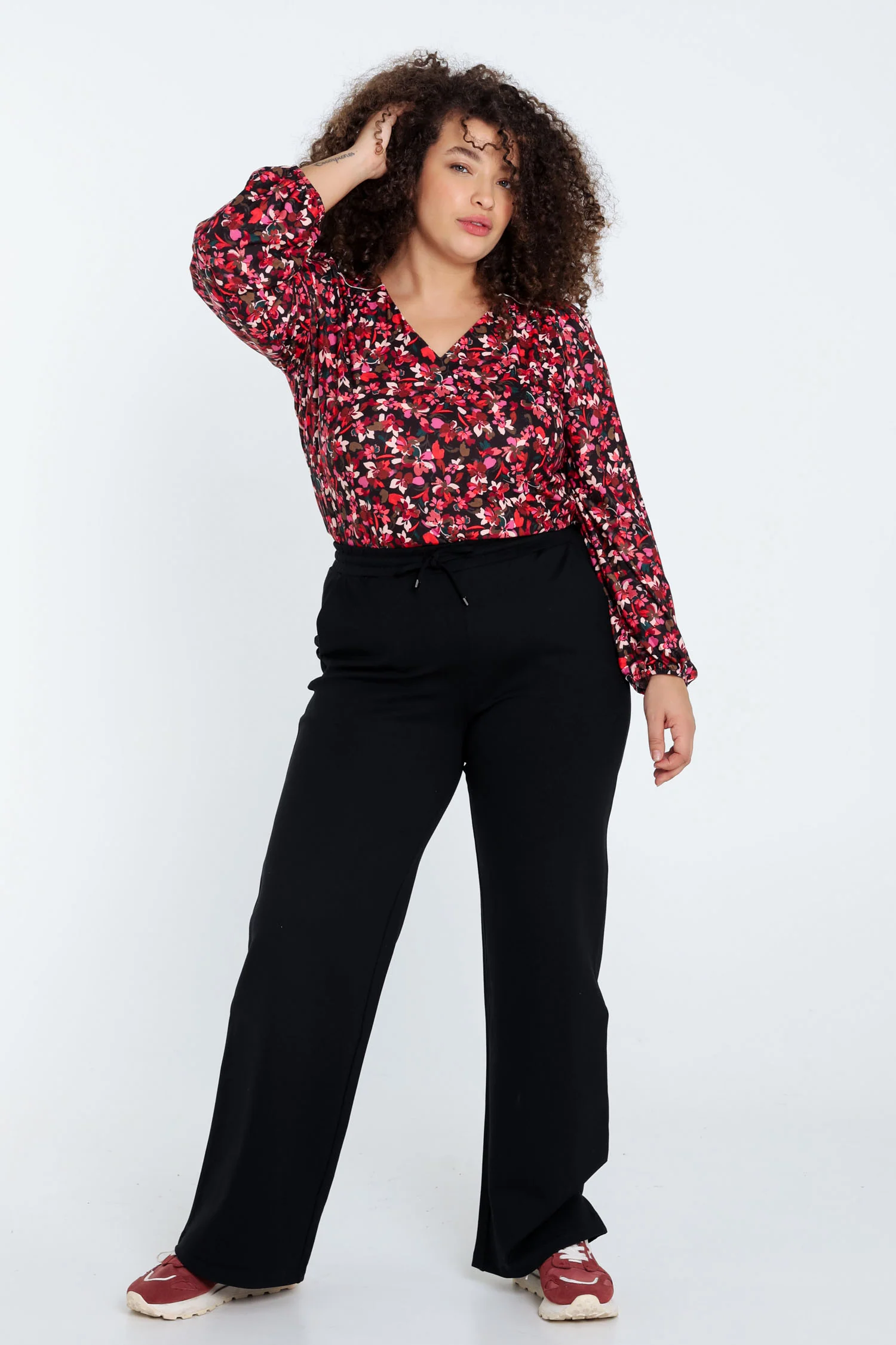 Effen milanobroek in viscose - Image 8