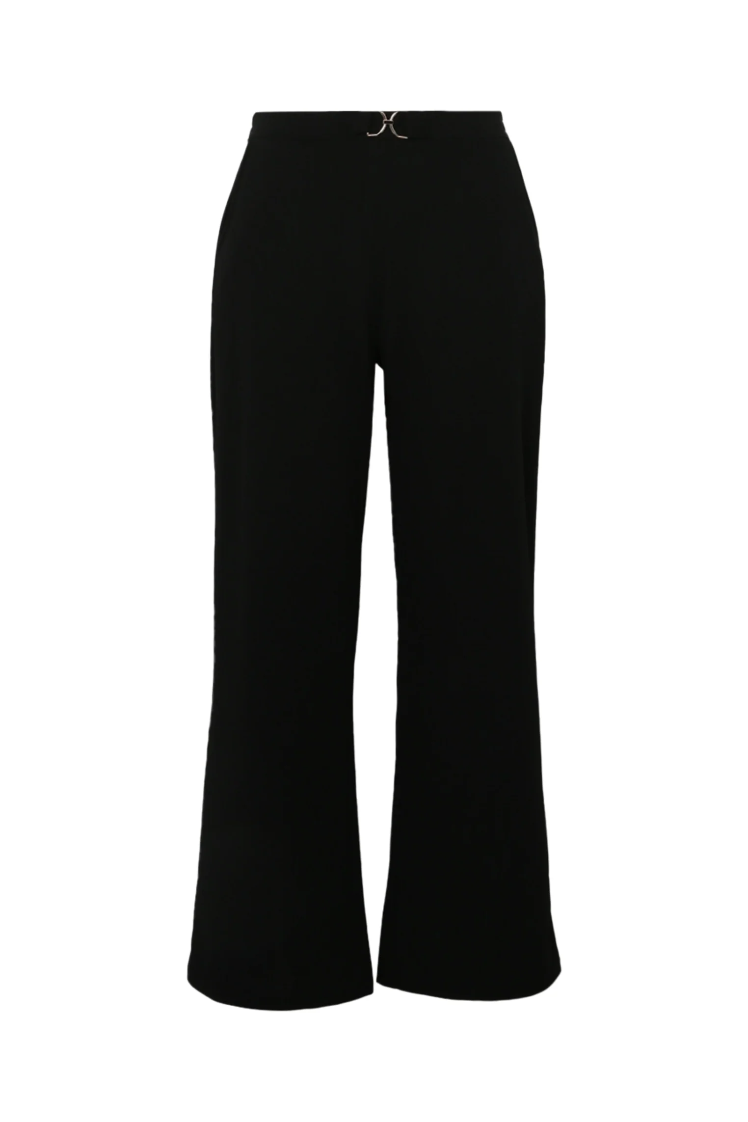 Wijde broek effen met gouden gesp - Image 10