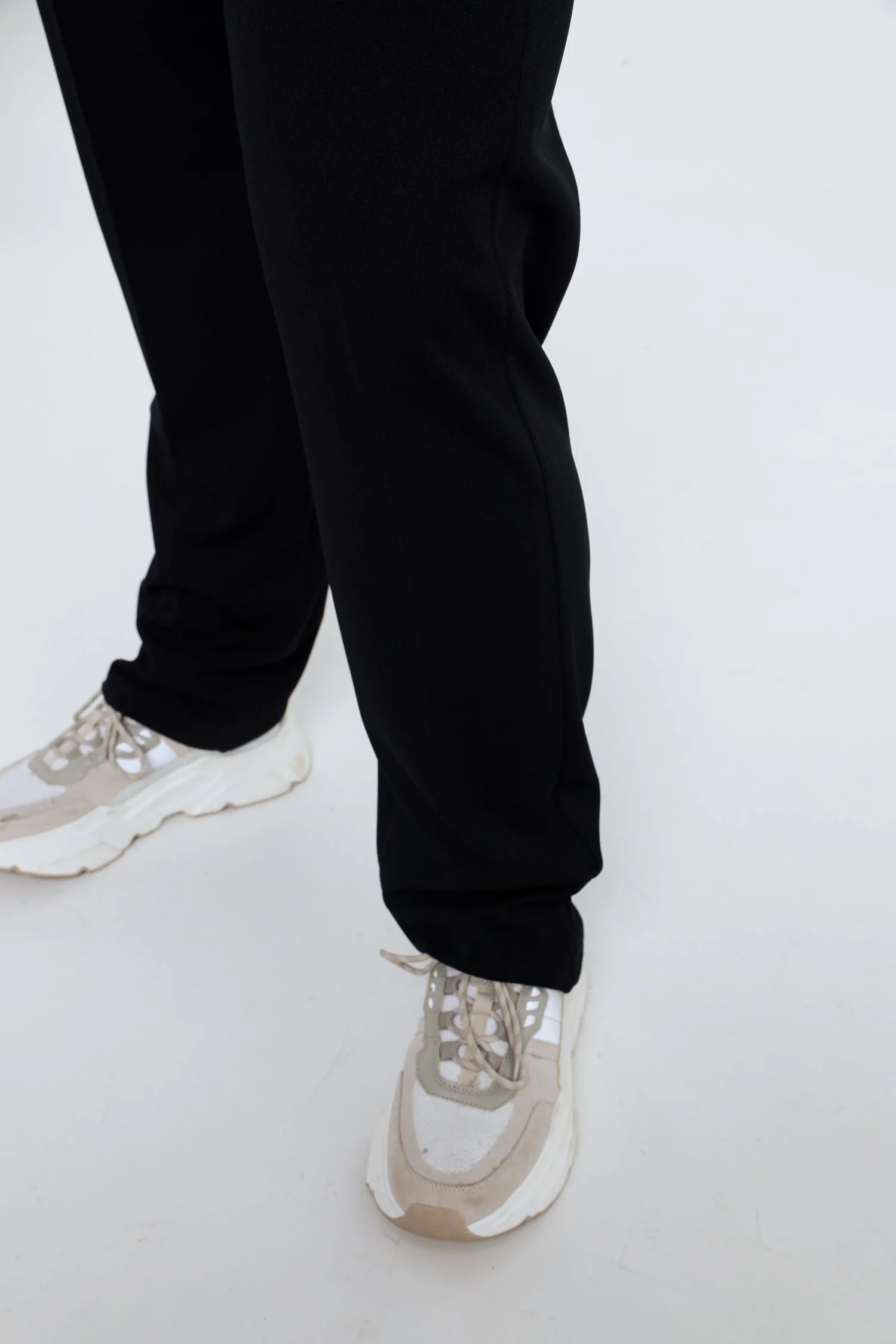 Effen slim 7/8-broek met gestikte, gedetailleerde zak - Image 5