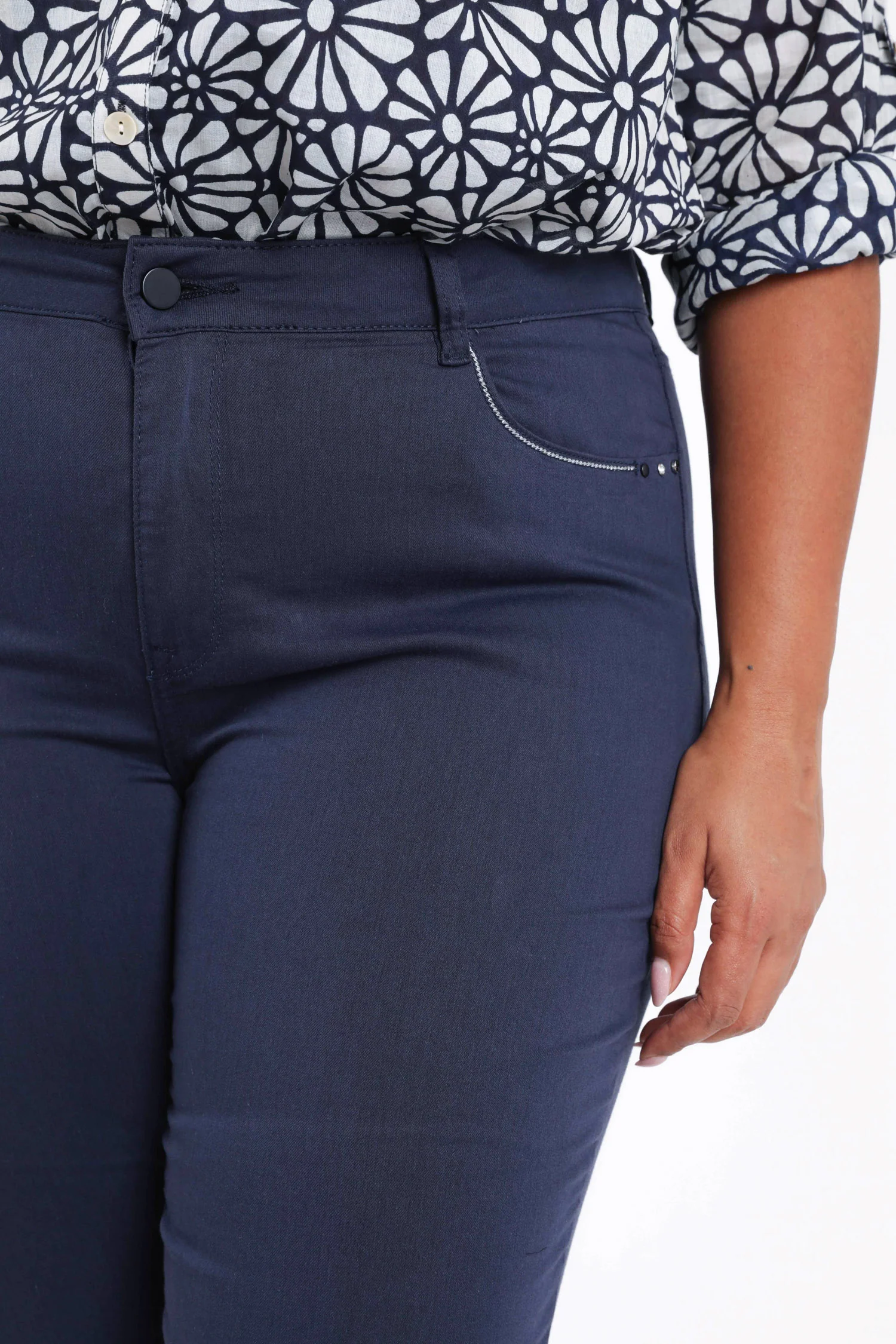 Slim fit broek Louise 7/8 - Image 3
