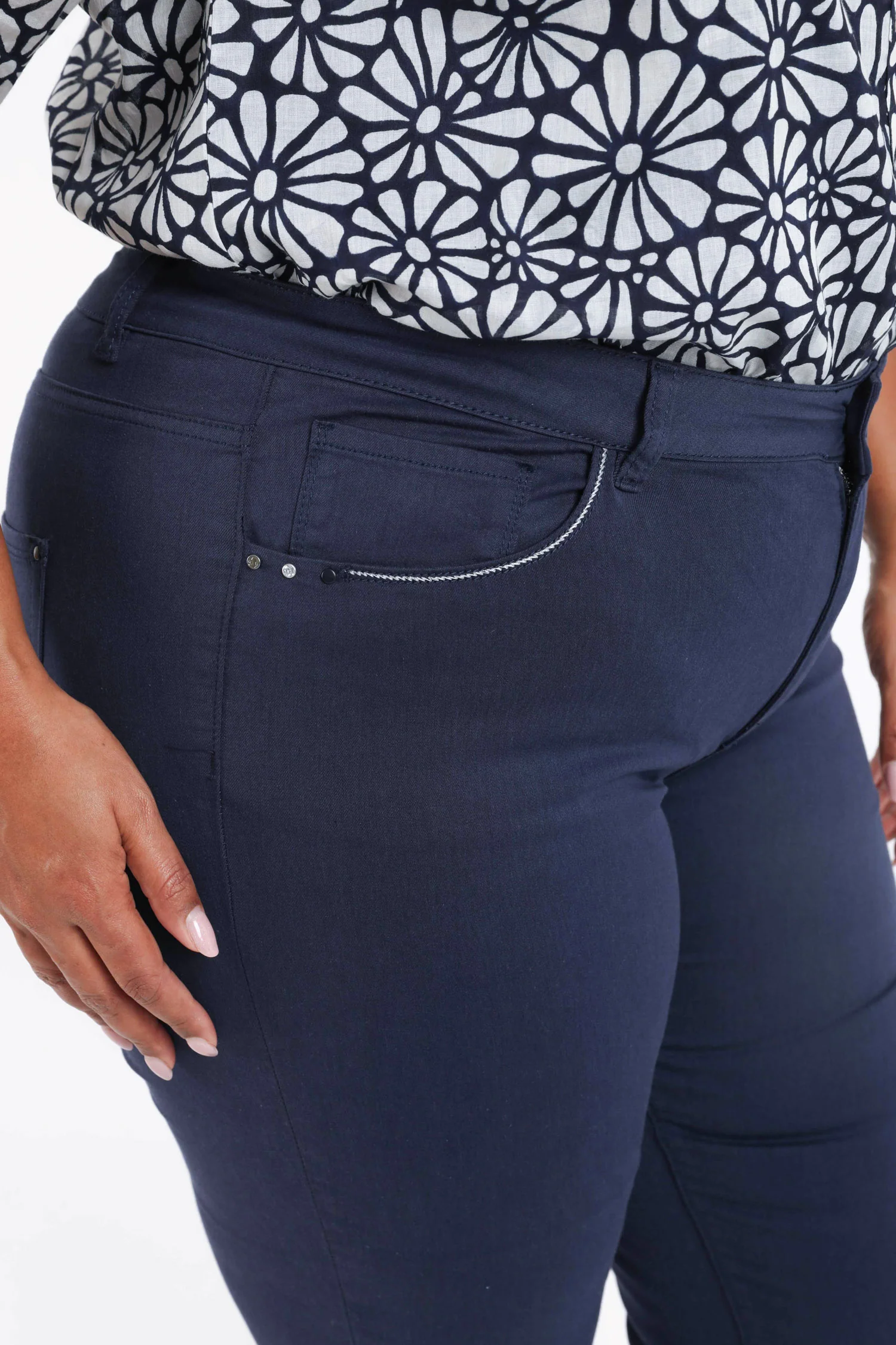 Slim fit broek Louise 7/8 - Image 4