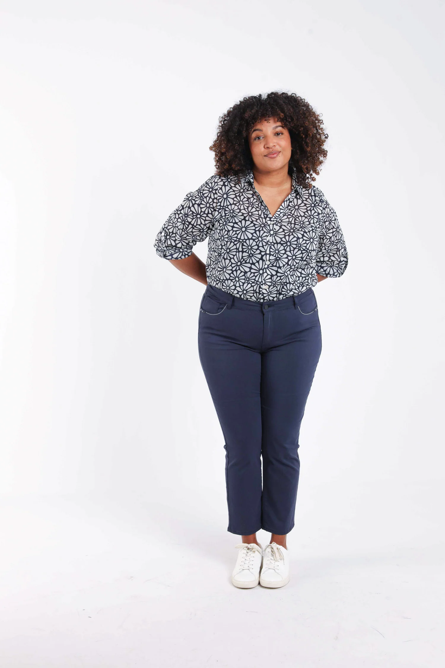 Slim fit broek Louise 7/8 - Image 7