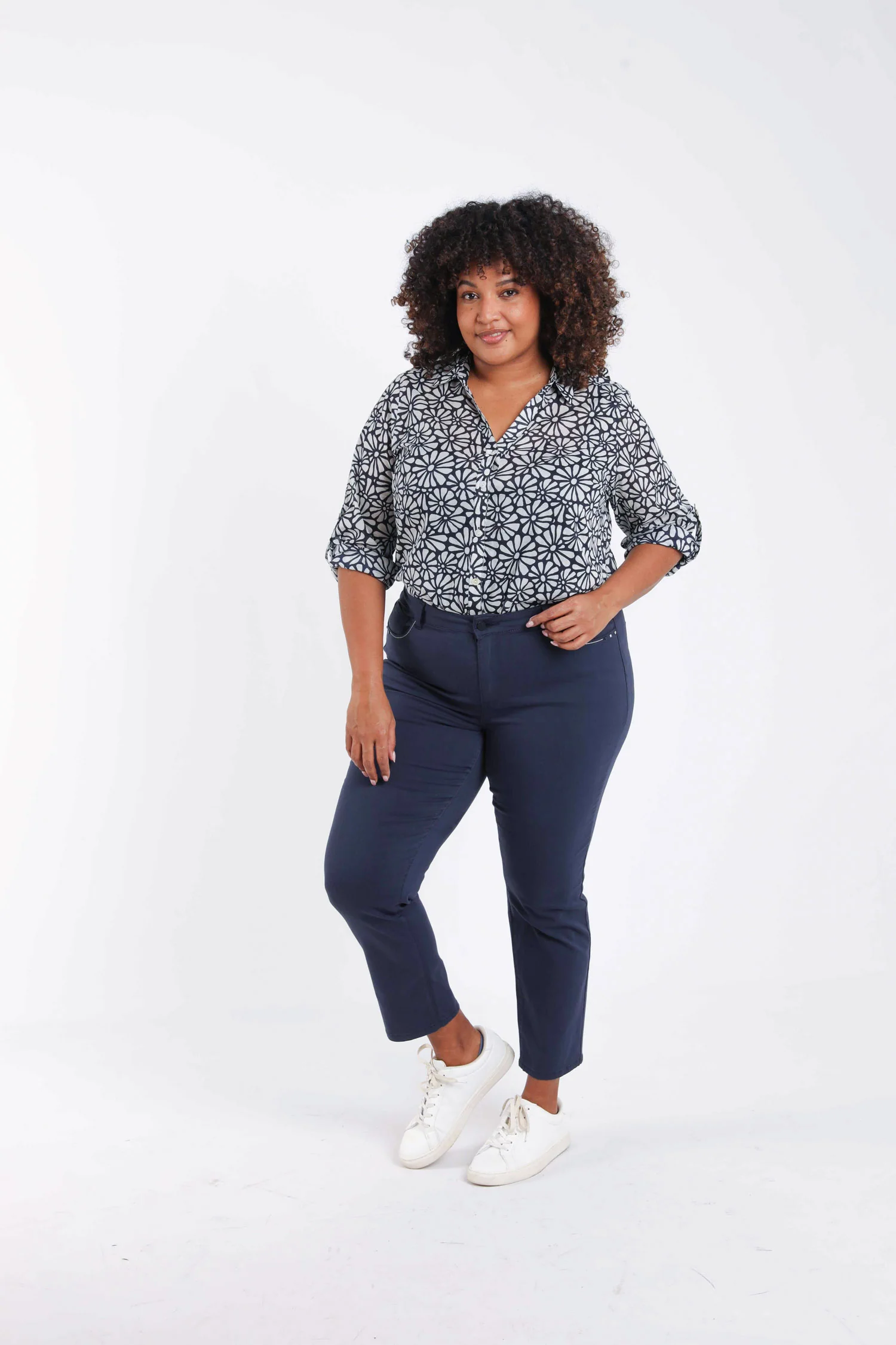 Slim fit broek Louise 7/8 - Image 8