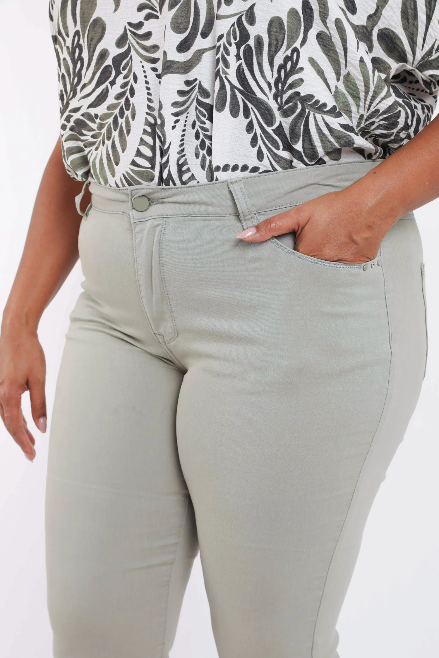 Slim fit broek Louise 7/8 - Image 3