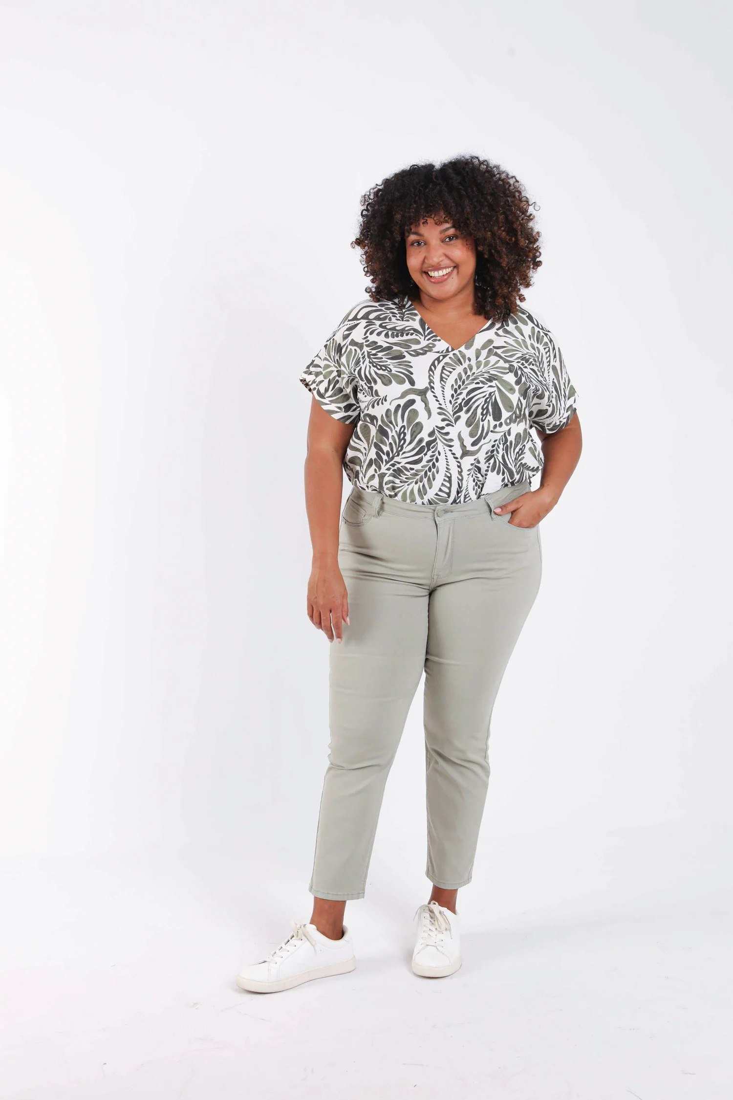 Slim fit broek Louise 7/8 - Image 6