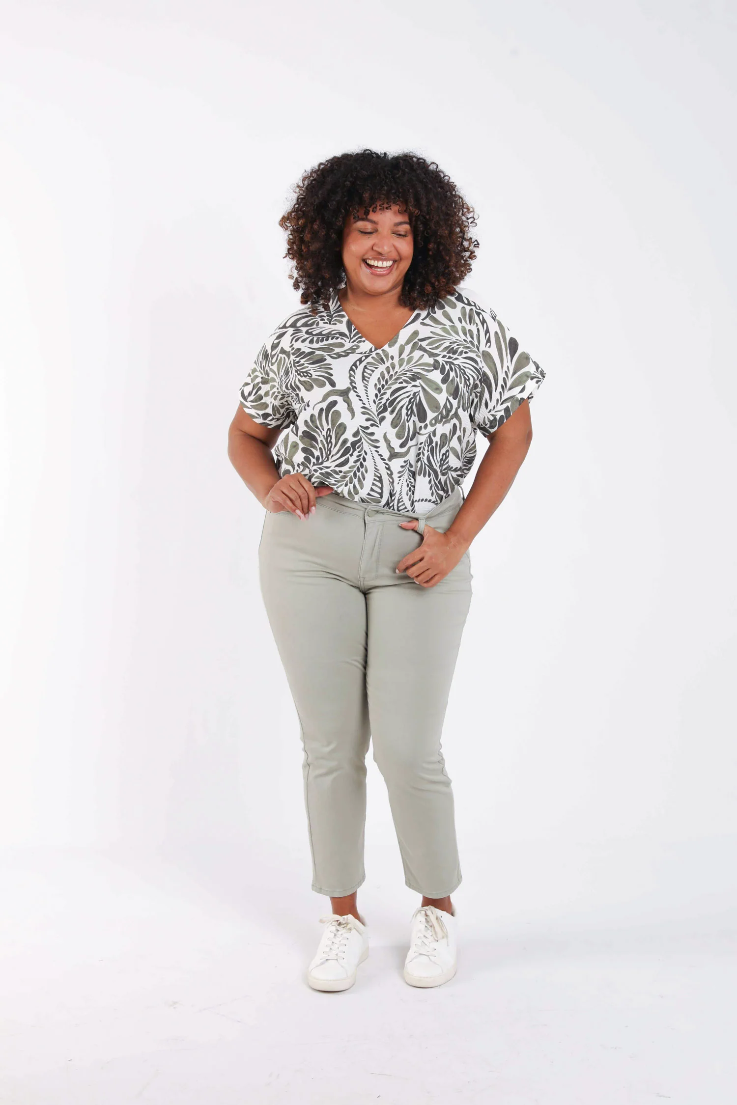 Slim fit broek Louise 7/8 - Image 7