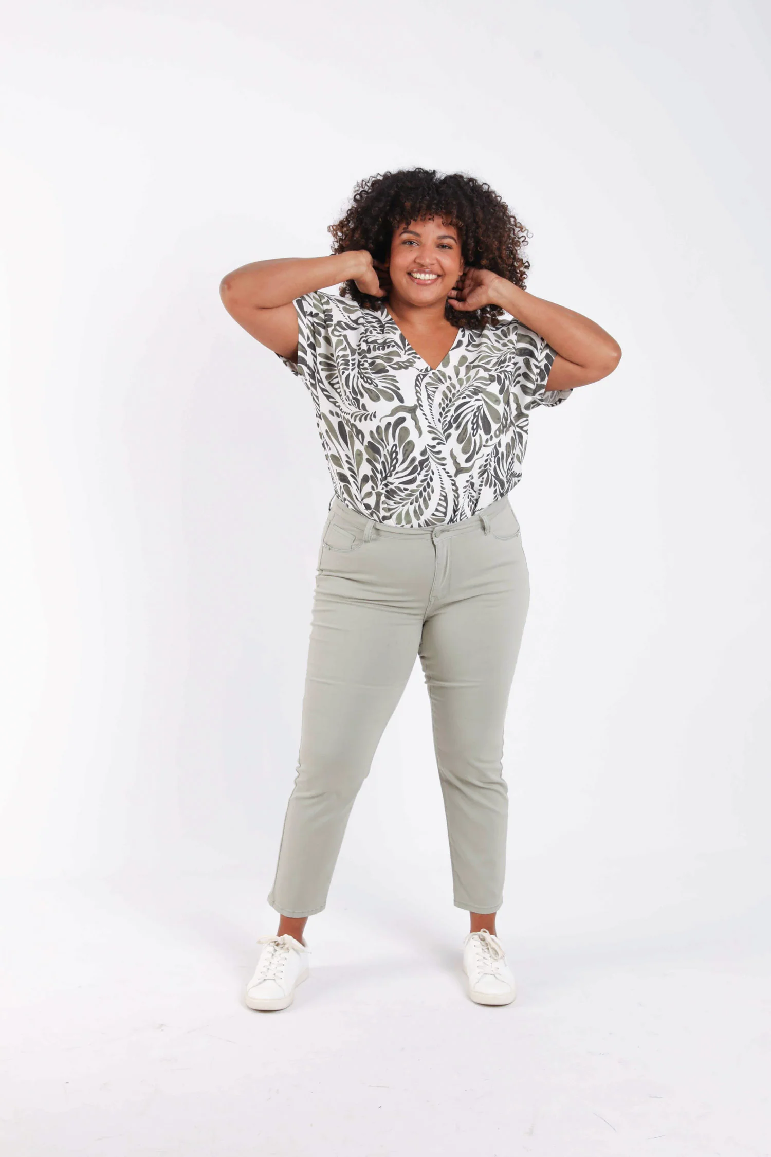 Slim fit broek Louise 7/8 - Image 8