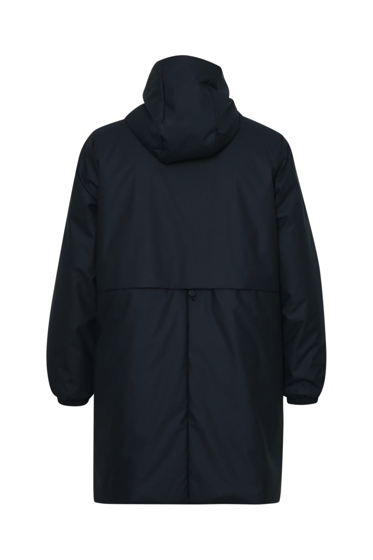 Effen lichte midlange parka - Image 11