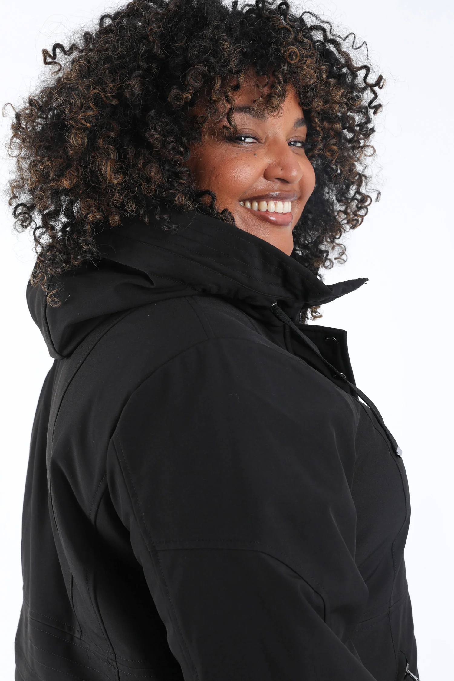 Effen parka met capuchon - Image 5