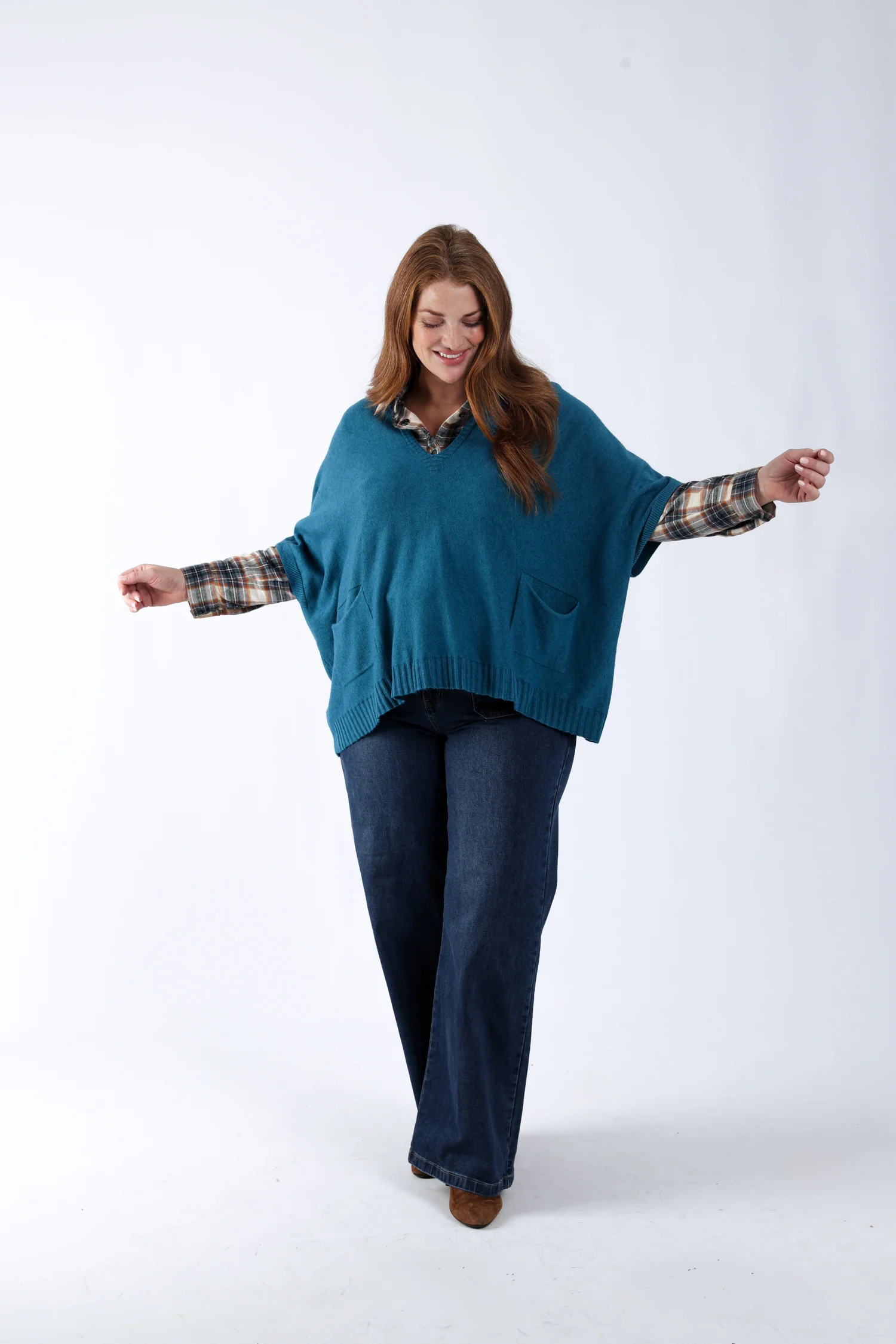 Effen korte trui van viscose - Image 7