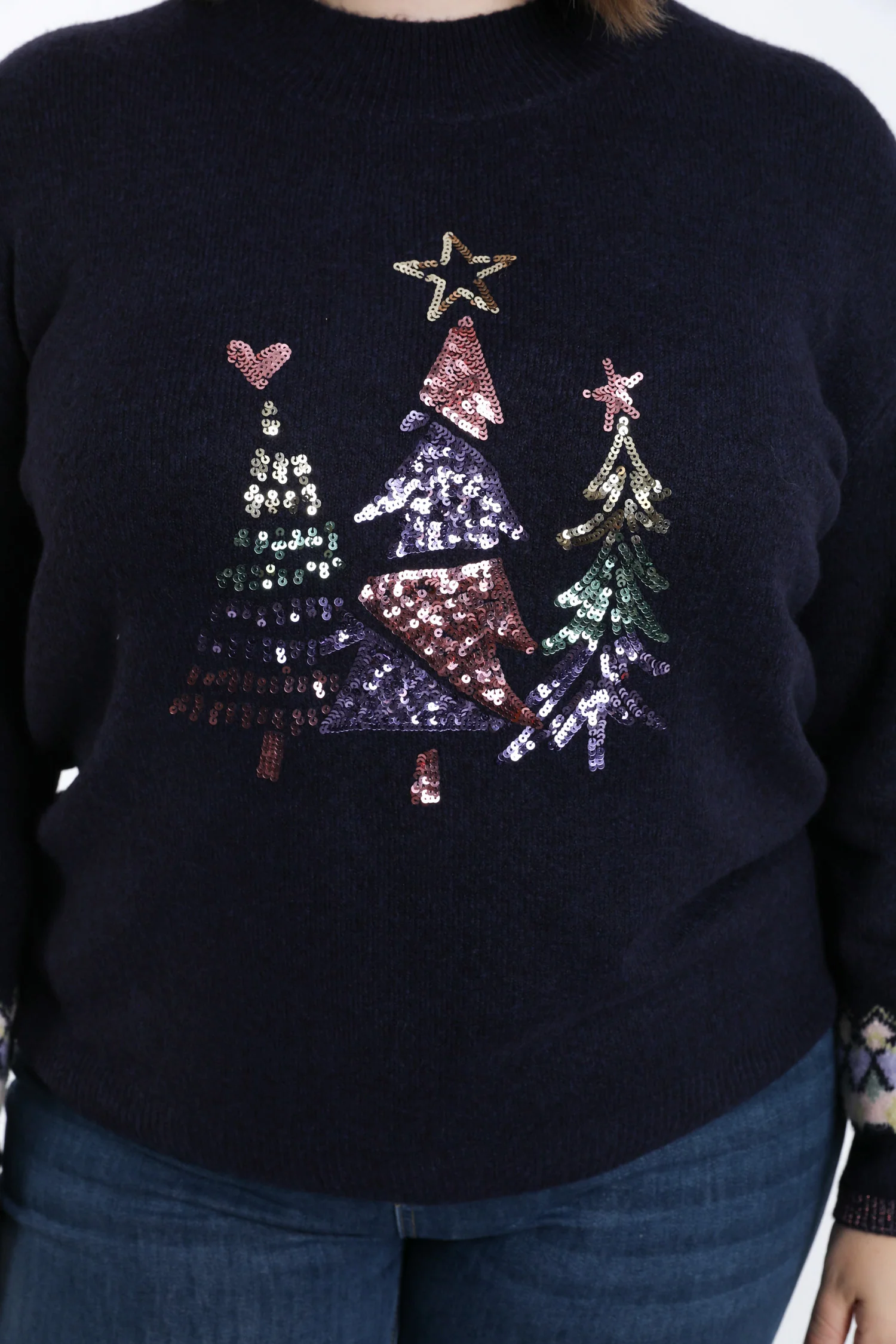 Kersttrui met dennenbomen - Image 4