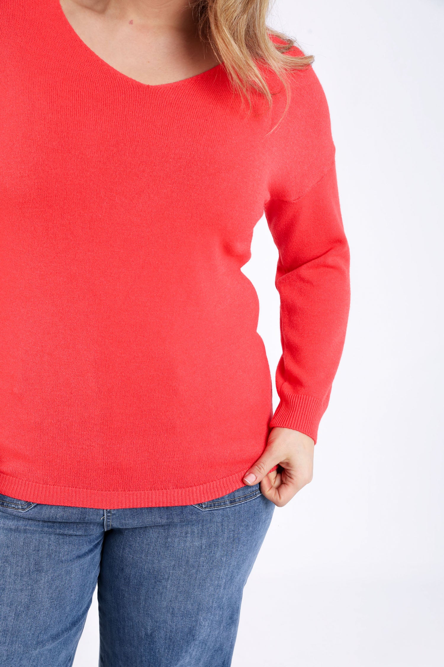 Effen viscose trui - Image 4