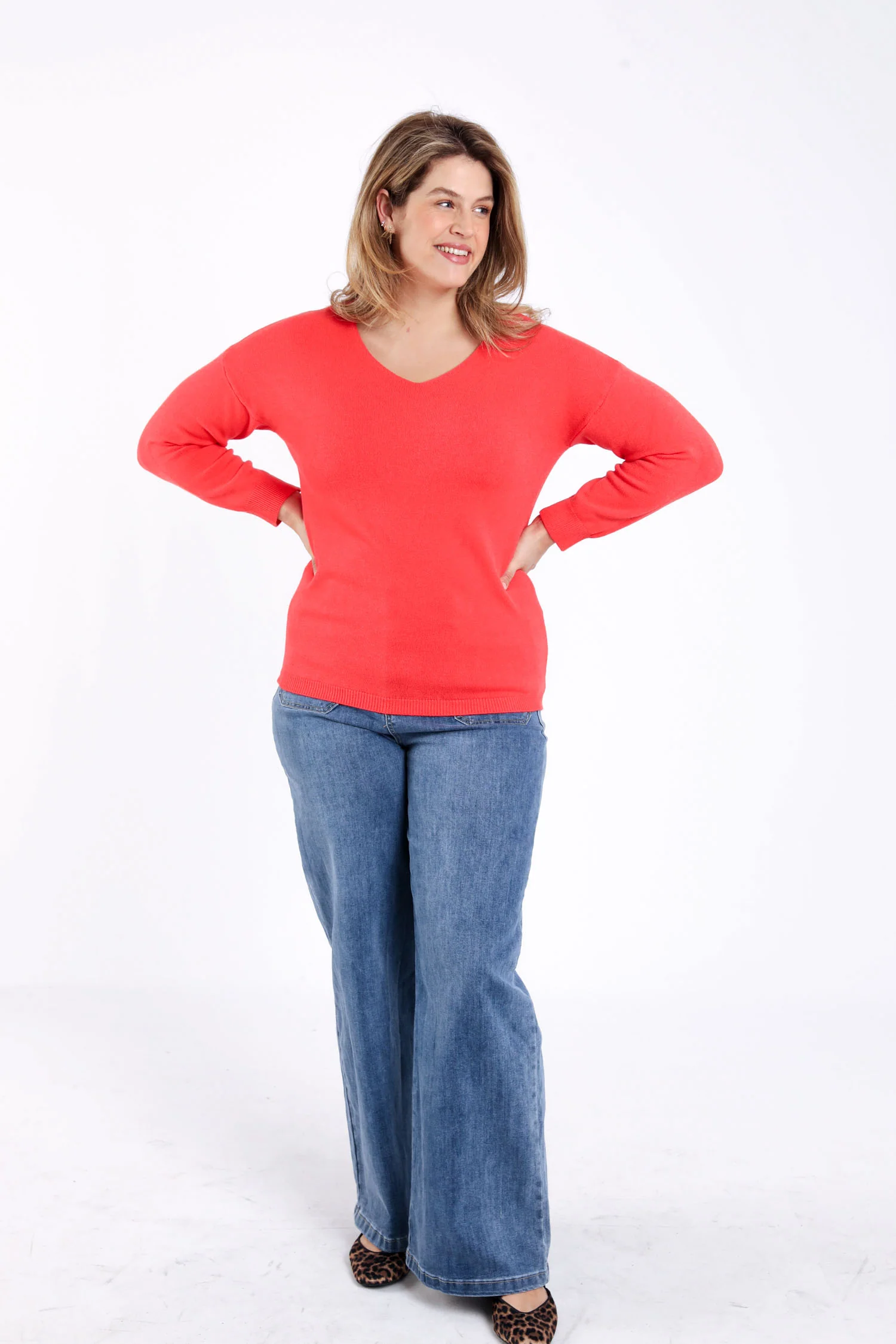 Effen viscose trui - Image 7