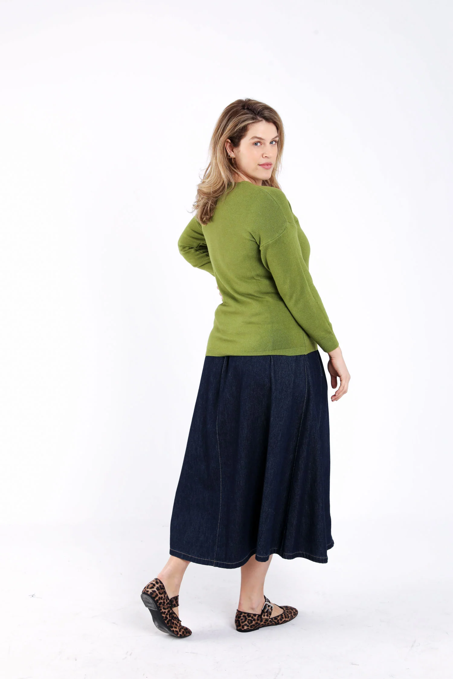 Effen viscose trui - Image 2